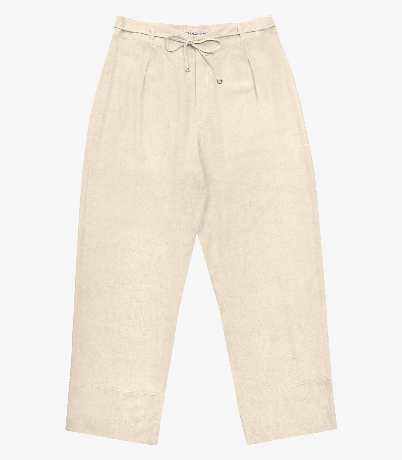 Calça Feminina Reta Secret Glam Bege - Imagem 8