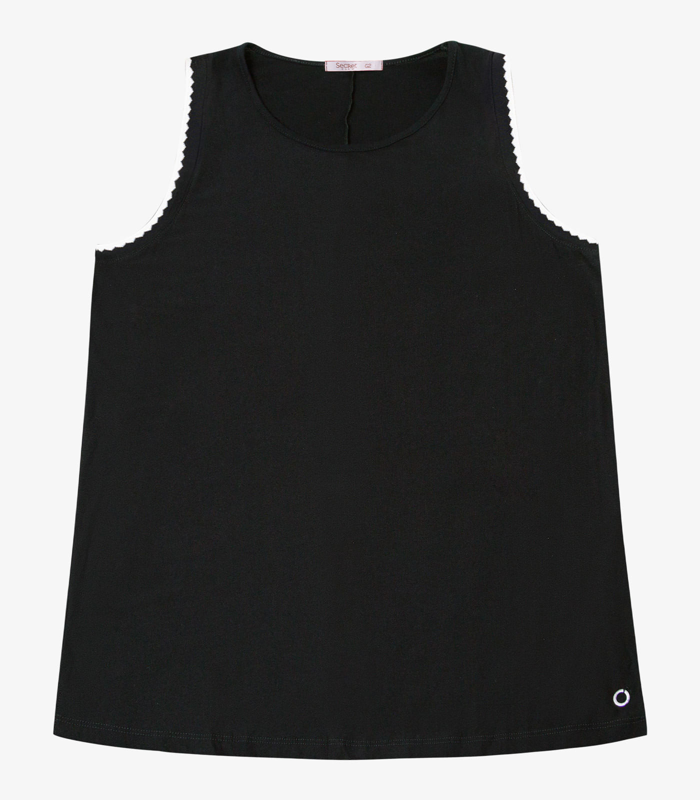 Regata Feminina Secret Glam Preto - Imagem 8