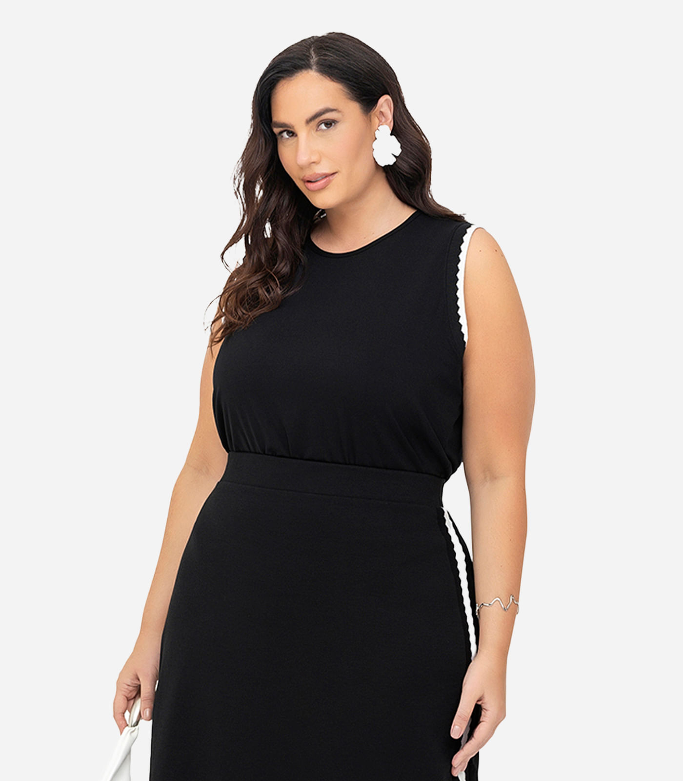 Regata Feminina Secret Glam Preto - Imagem 5