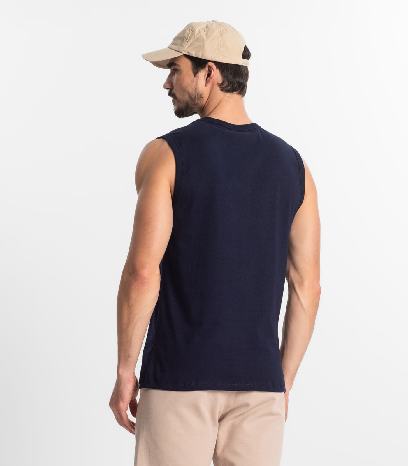 Regata Masculina Diametro Azul - Imagem 3