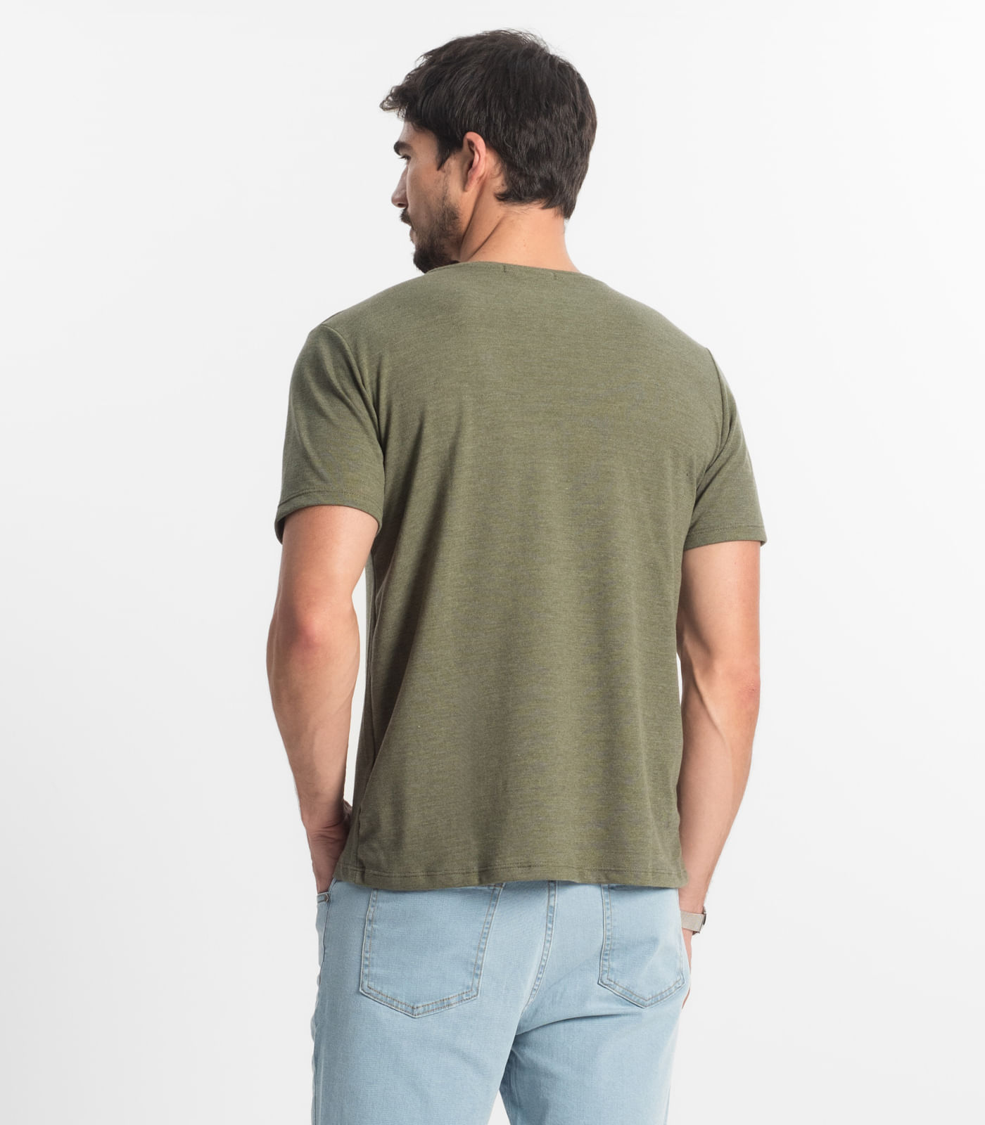Camiseta Masculina Diametro Verde - Imagem 3