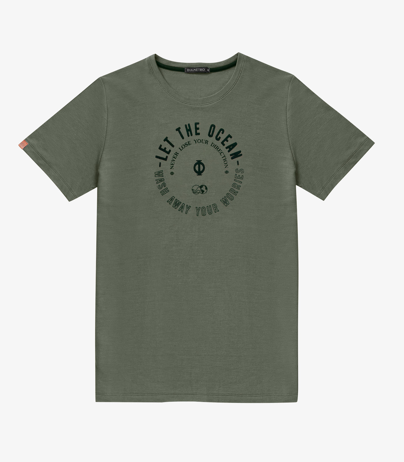 Camiseta Masculina Diametro Verde - Imagem 5