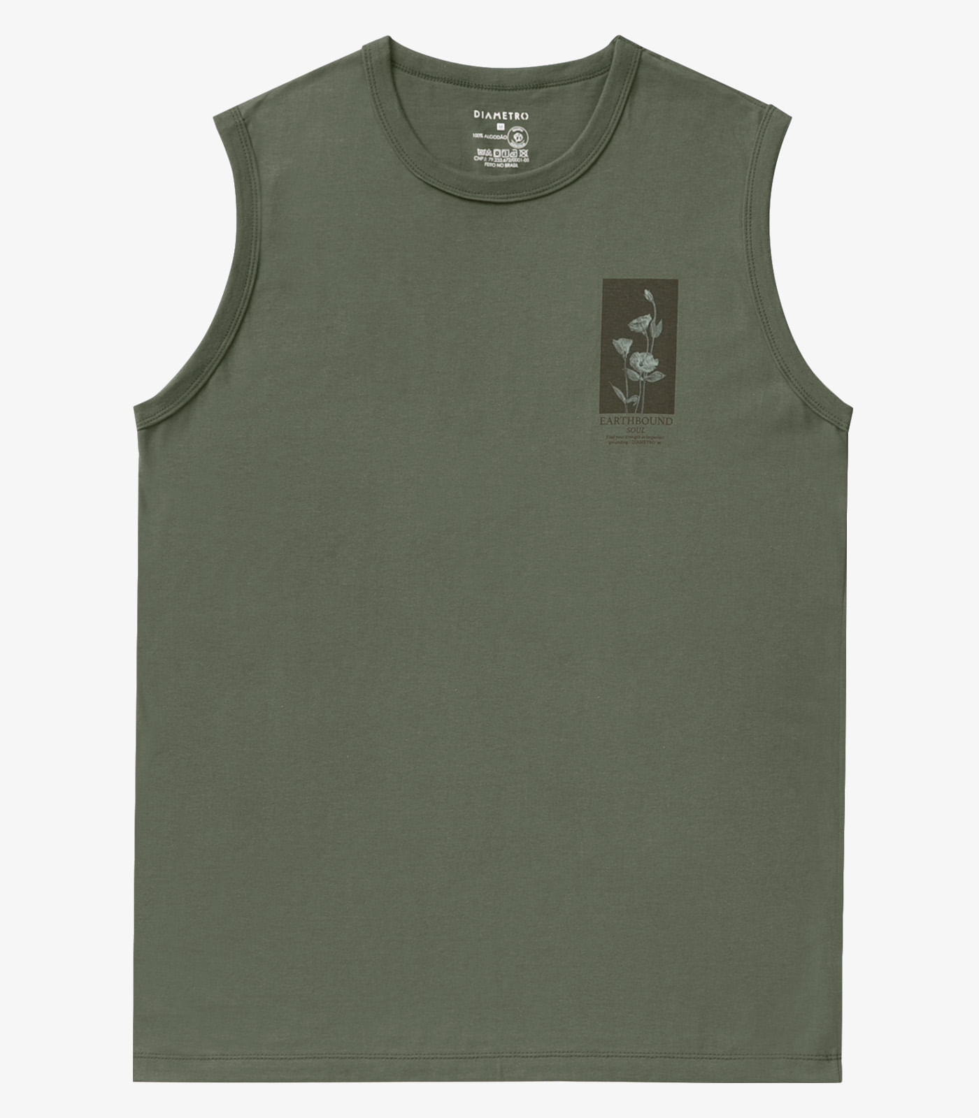 Regata Masculina Diametro Verde - Imagem 8