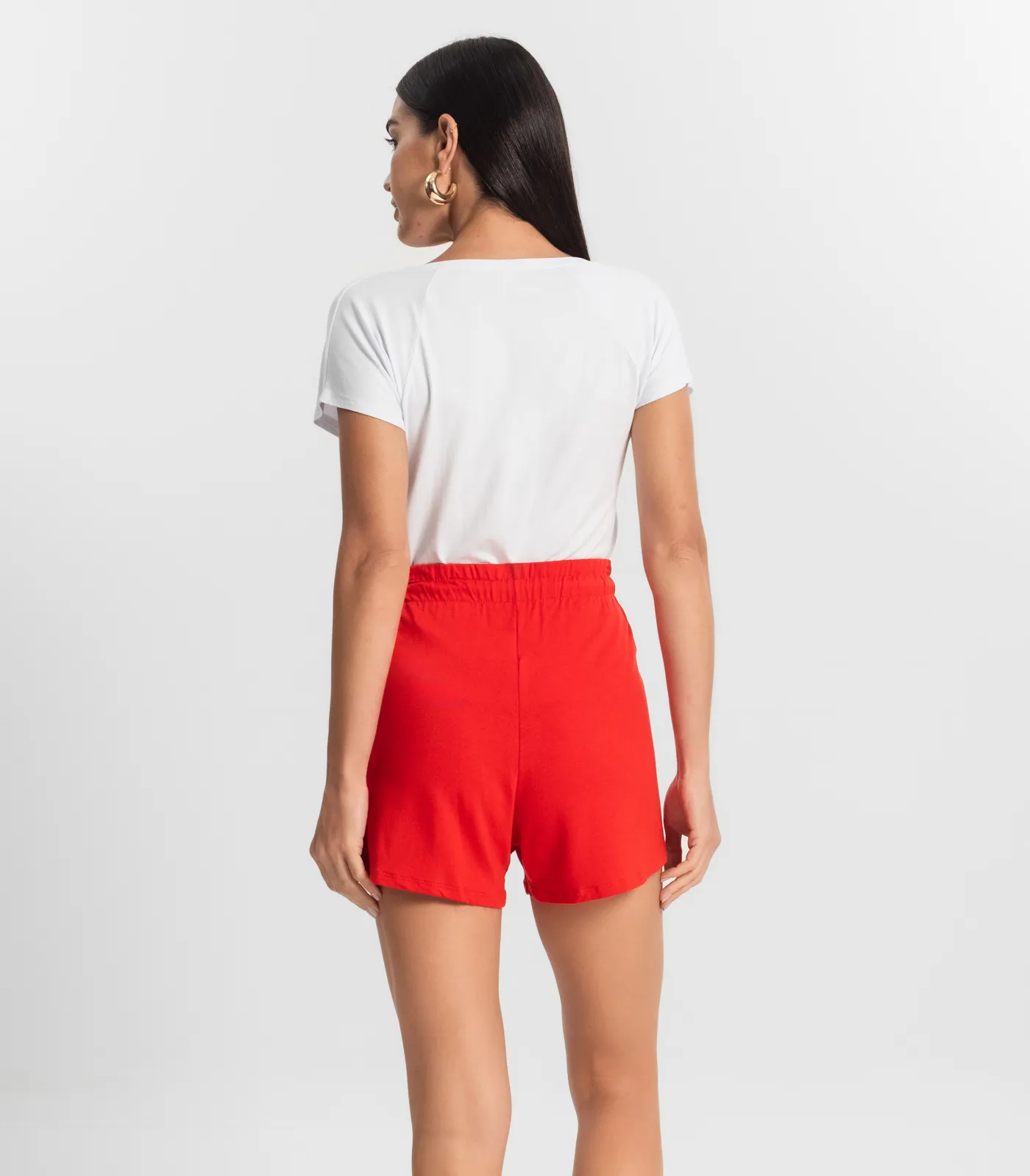 Shorts Feminino Rovitex Laranja - Imagem 3