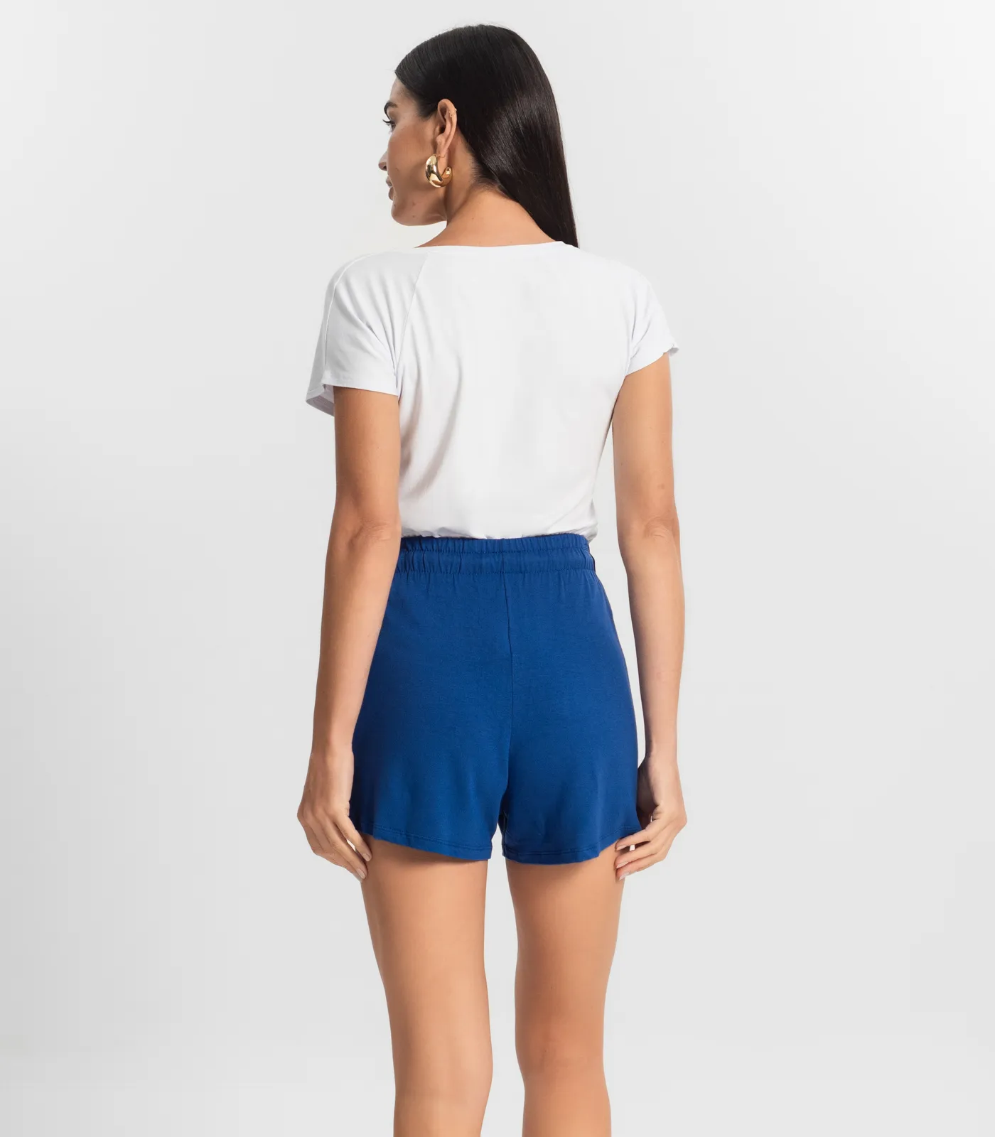 Shorts Feminino Rovitex Azul - Imagem 6