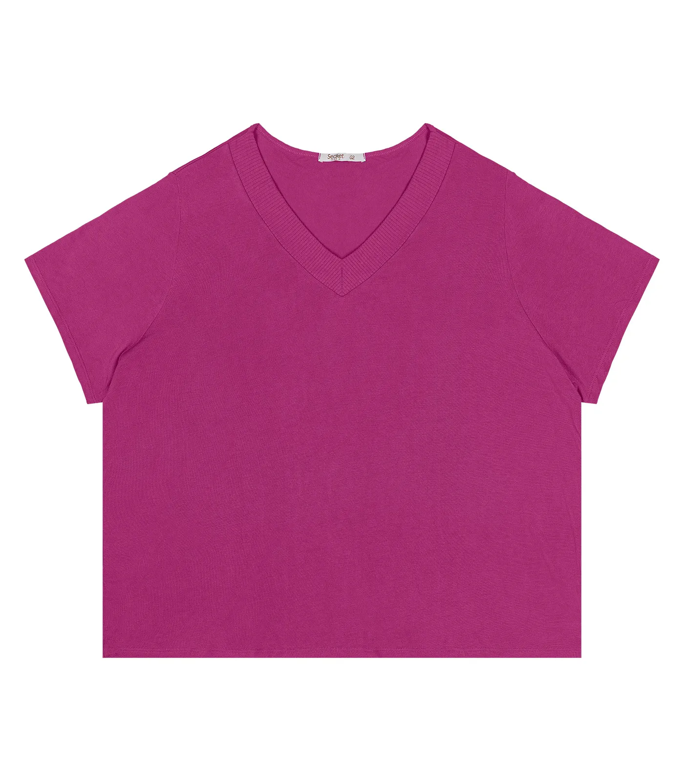 Blusa Feminina Plus Size Secret Glam Roxo