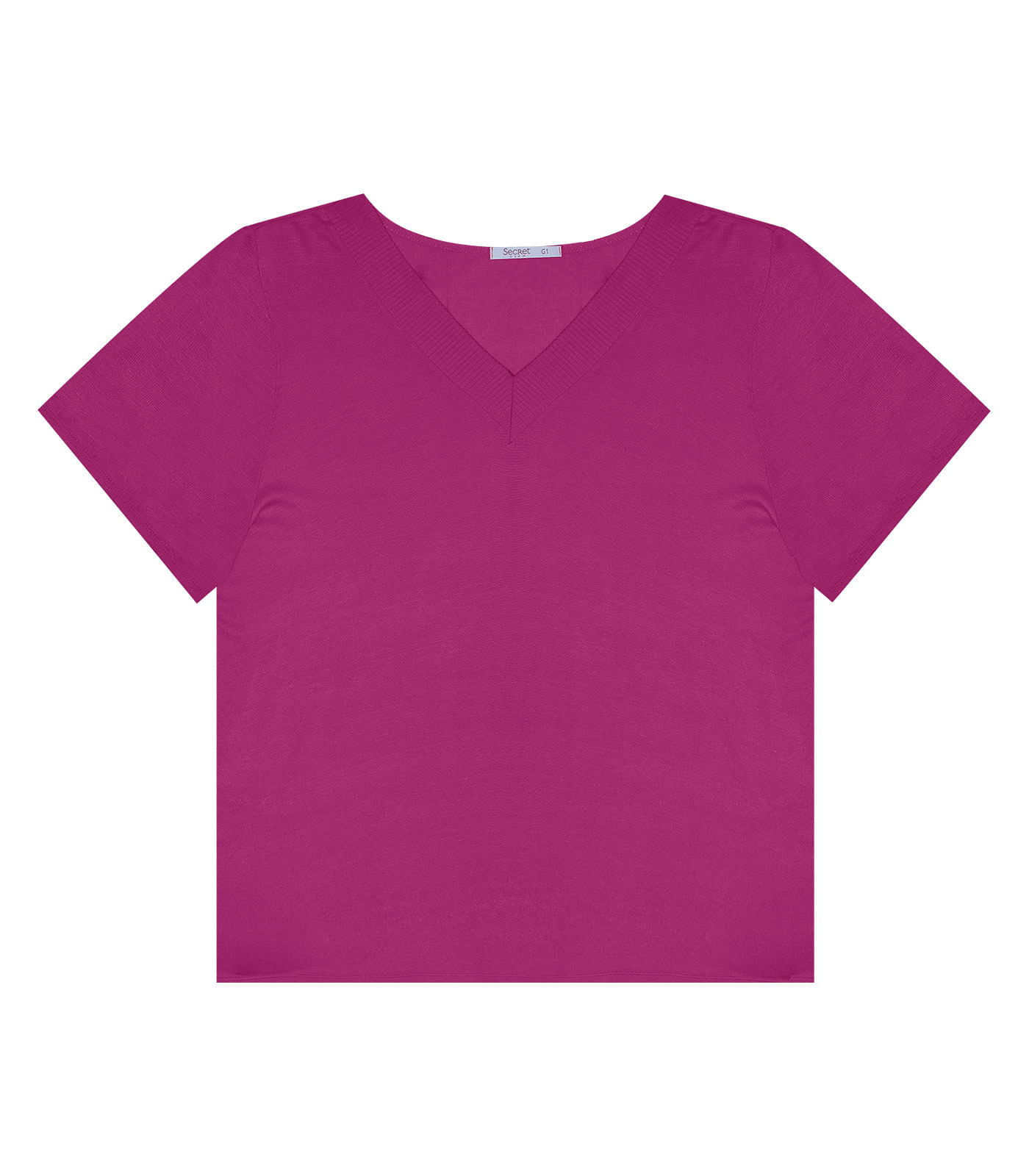Blusa Feminina Plus Size Secret Glam Roxo - Imagem 2