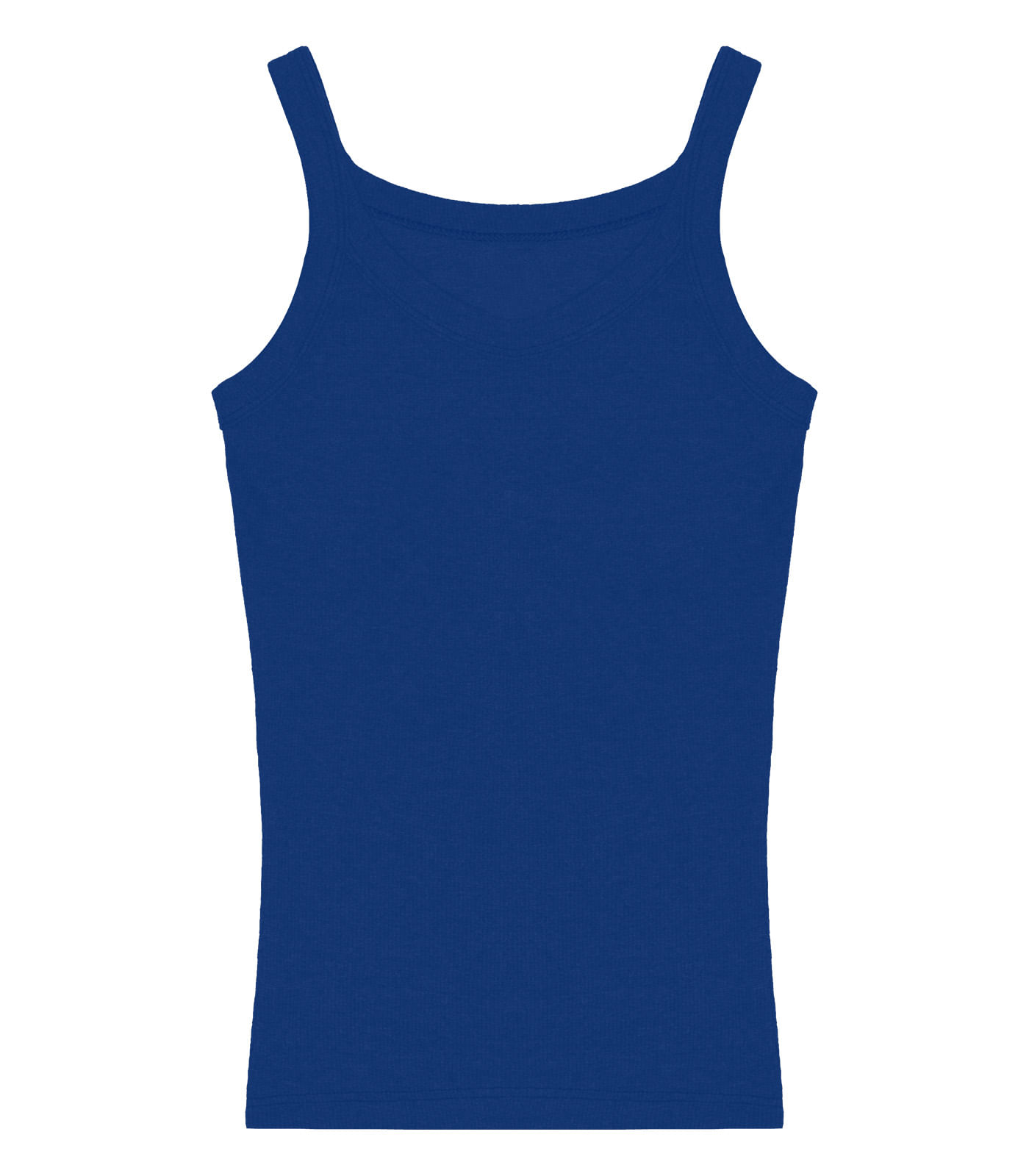 Regata Feminina Em Ribana Rovitex Azul - Imagem 6