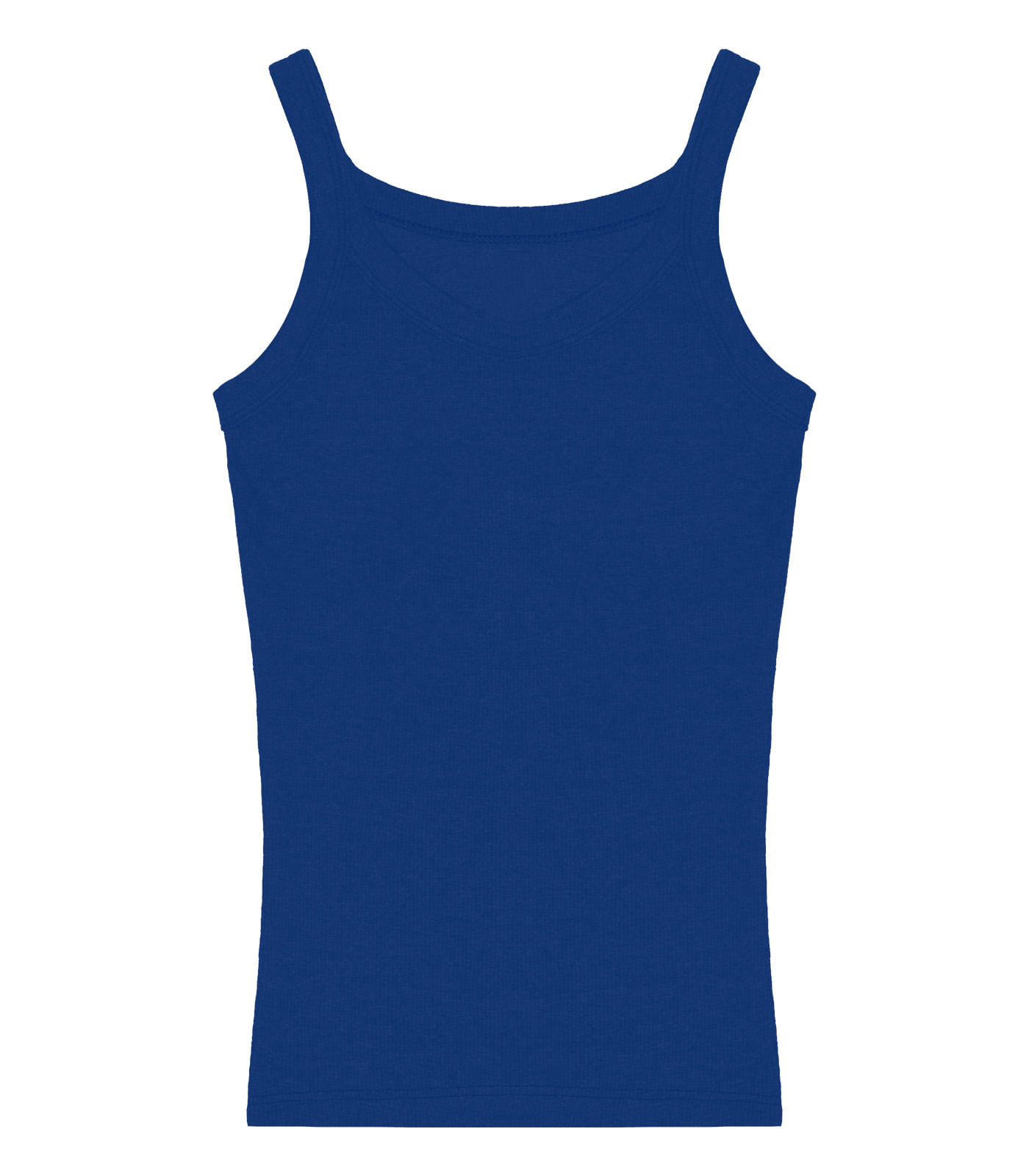 Regata Feminina Em Ribana Rovitex Azul - Imagem 7