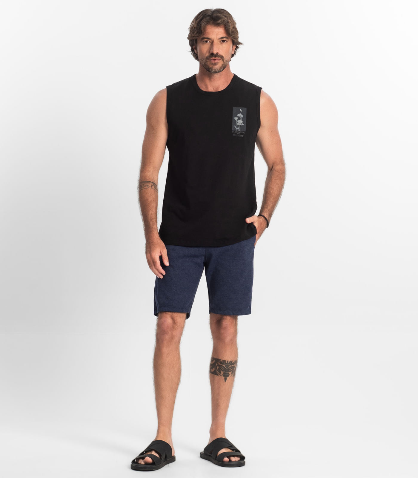 Regata Masculina Diametro Preto - Imagem 14