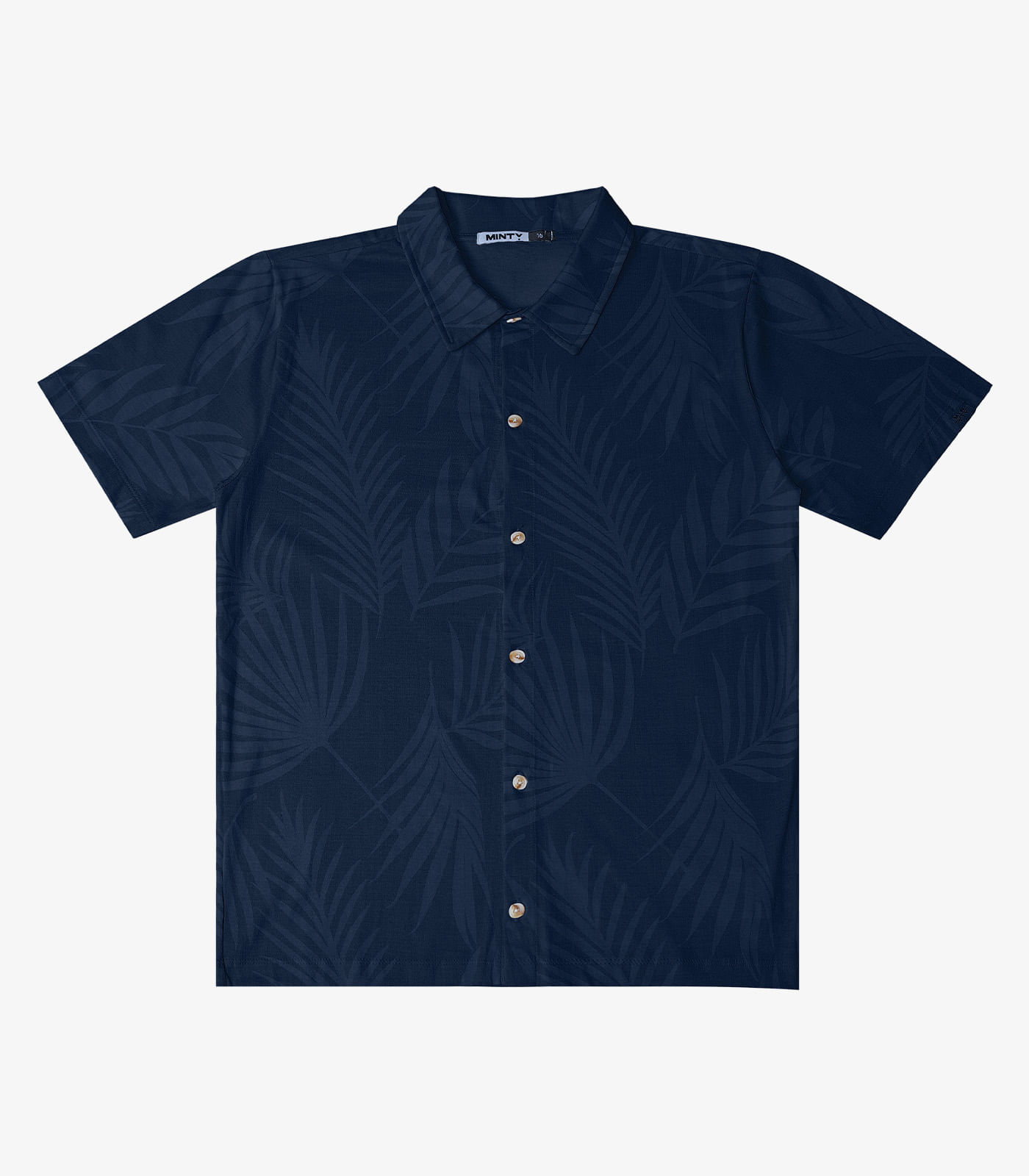 Camisa Juvenil em Meia Malha Masculina Minty Azul