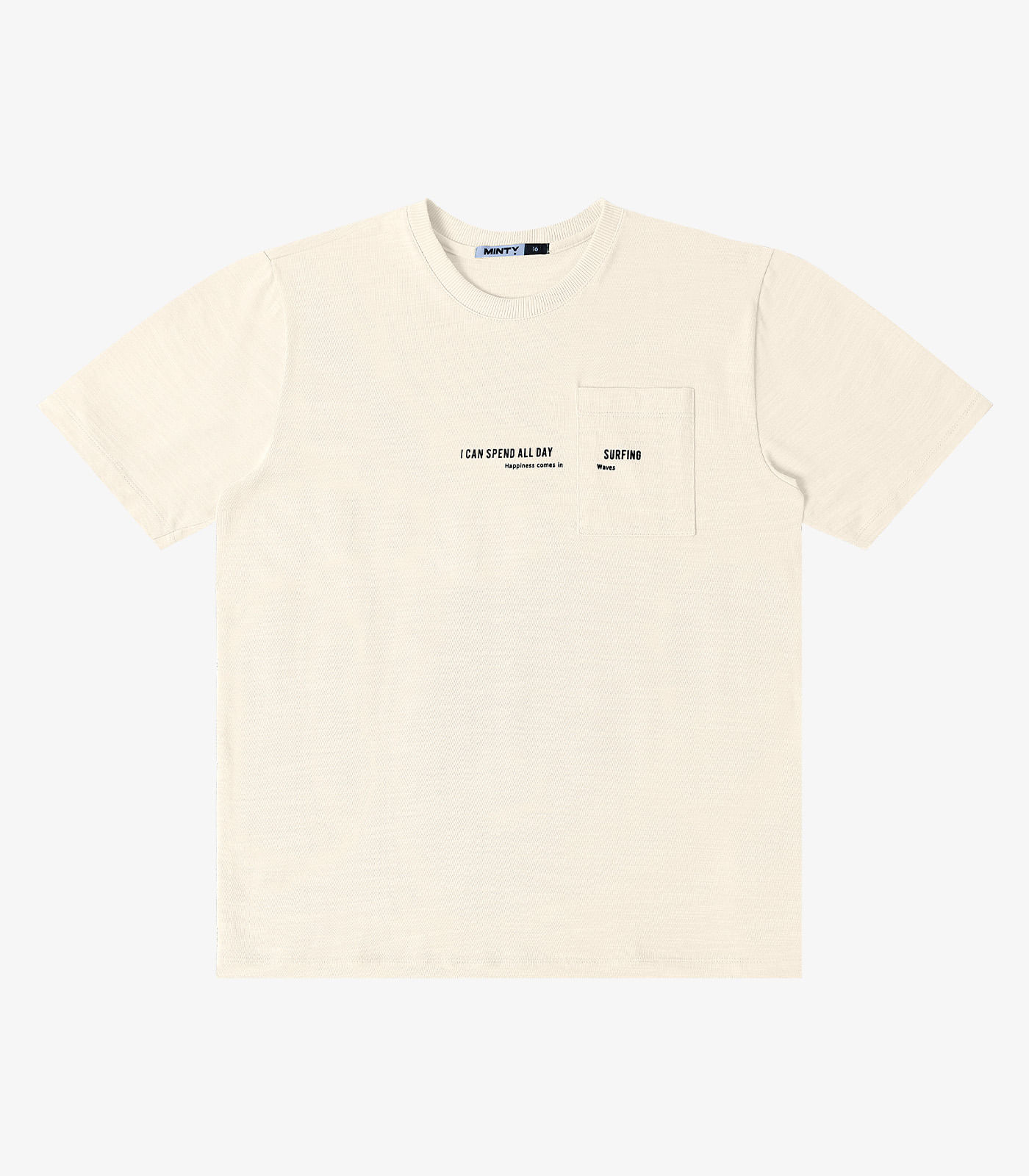 Camiseta Juvenil Malhão Flamê Masculina Minty Bege