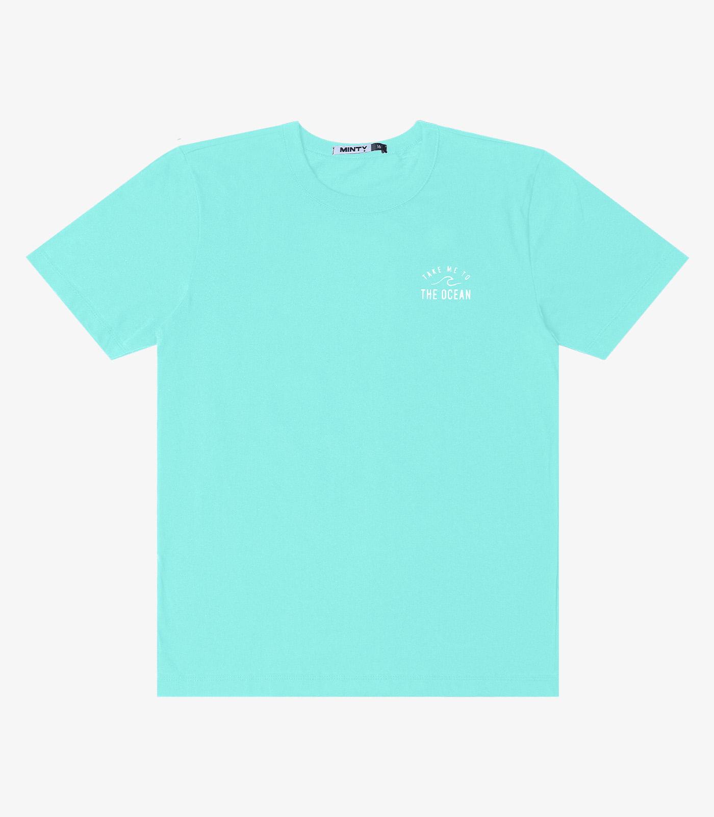 Camiseta Juvenil Estampada Masculina Minty Azul