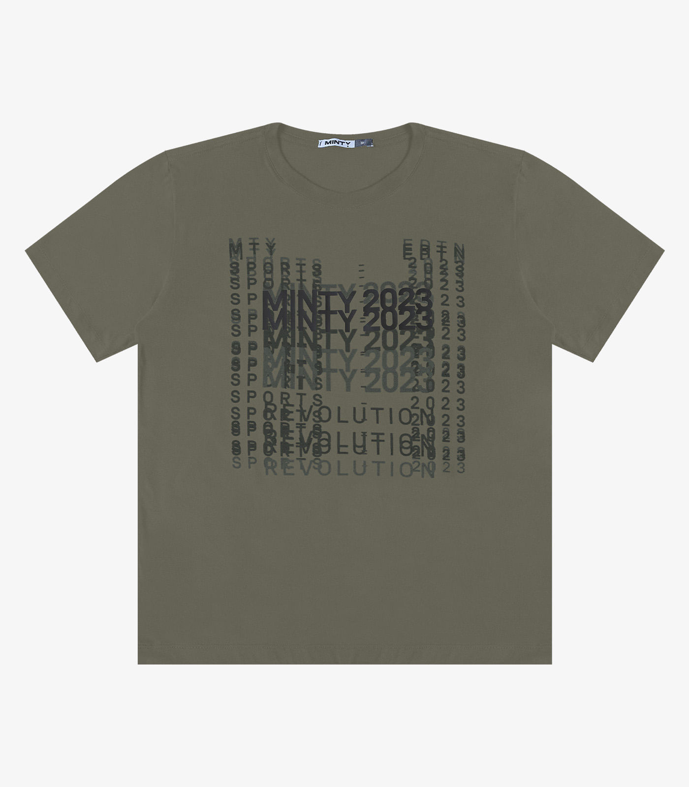 Camiseta Juvenil Estampada Masculina Minty Verde