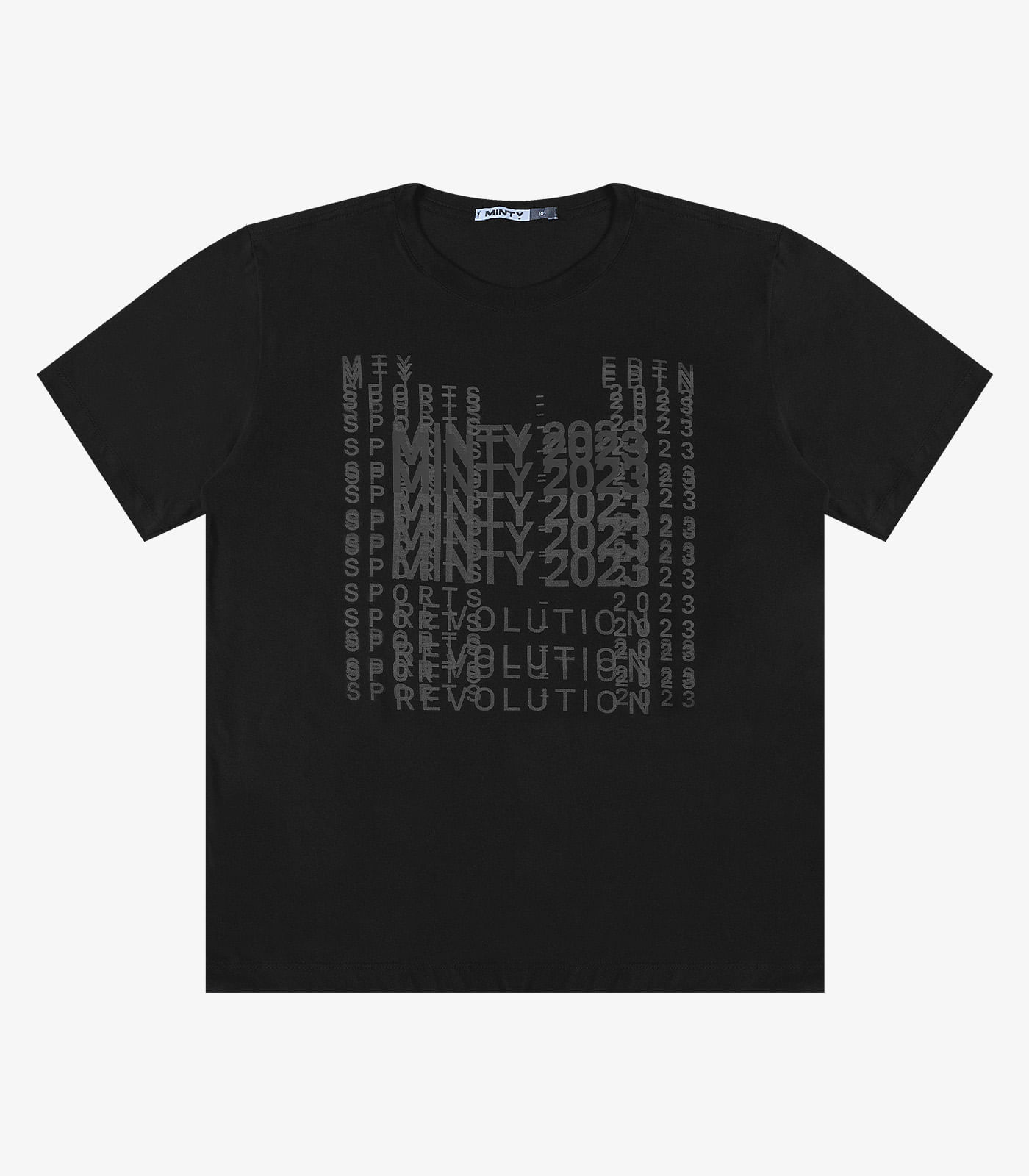 Camiseta Juvenil Estampada Masculina Minty Preto - Imagem 2