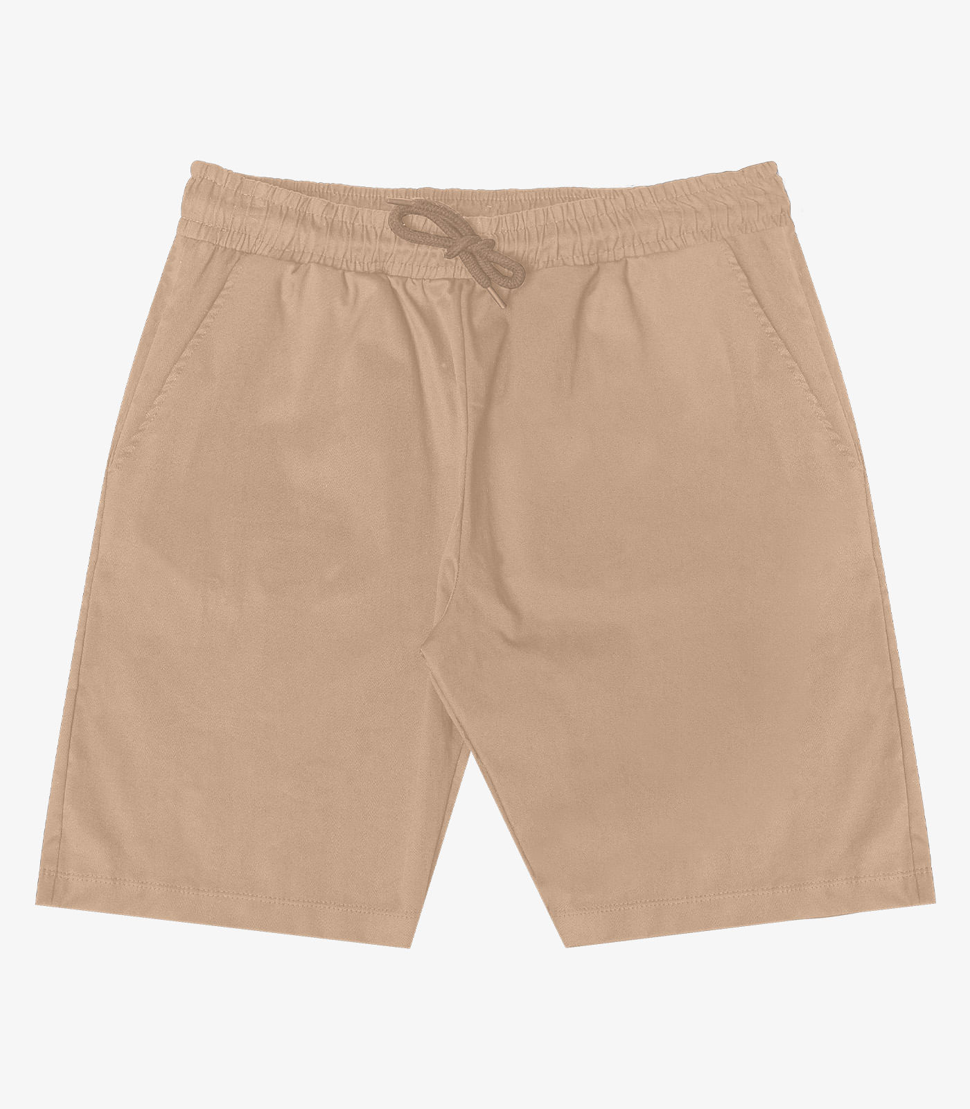 Bermuda Juvenil Em Sarja Masculina Minty Marrom - Imagem 3