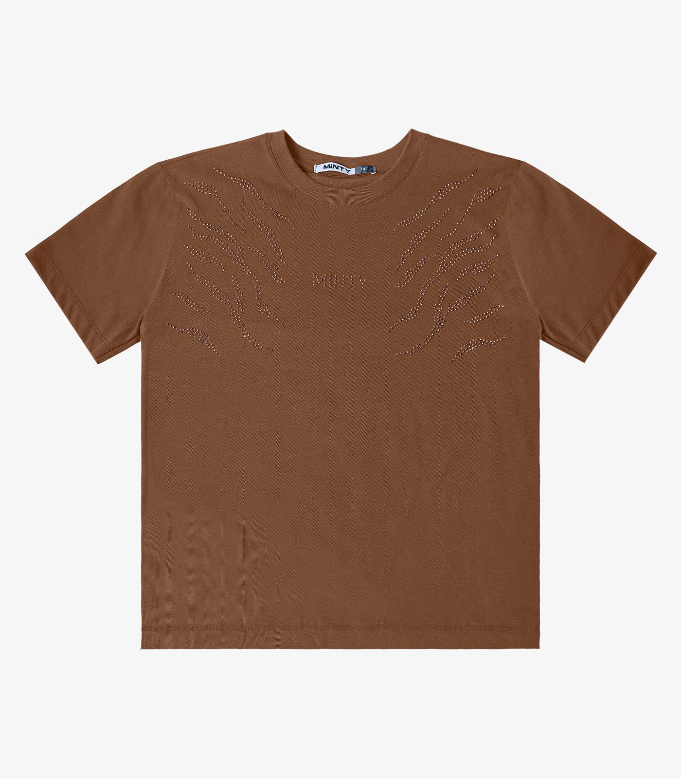 T- Shirt Feminina Minty Marrom - Imagem 6