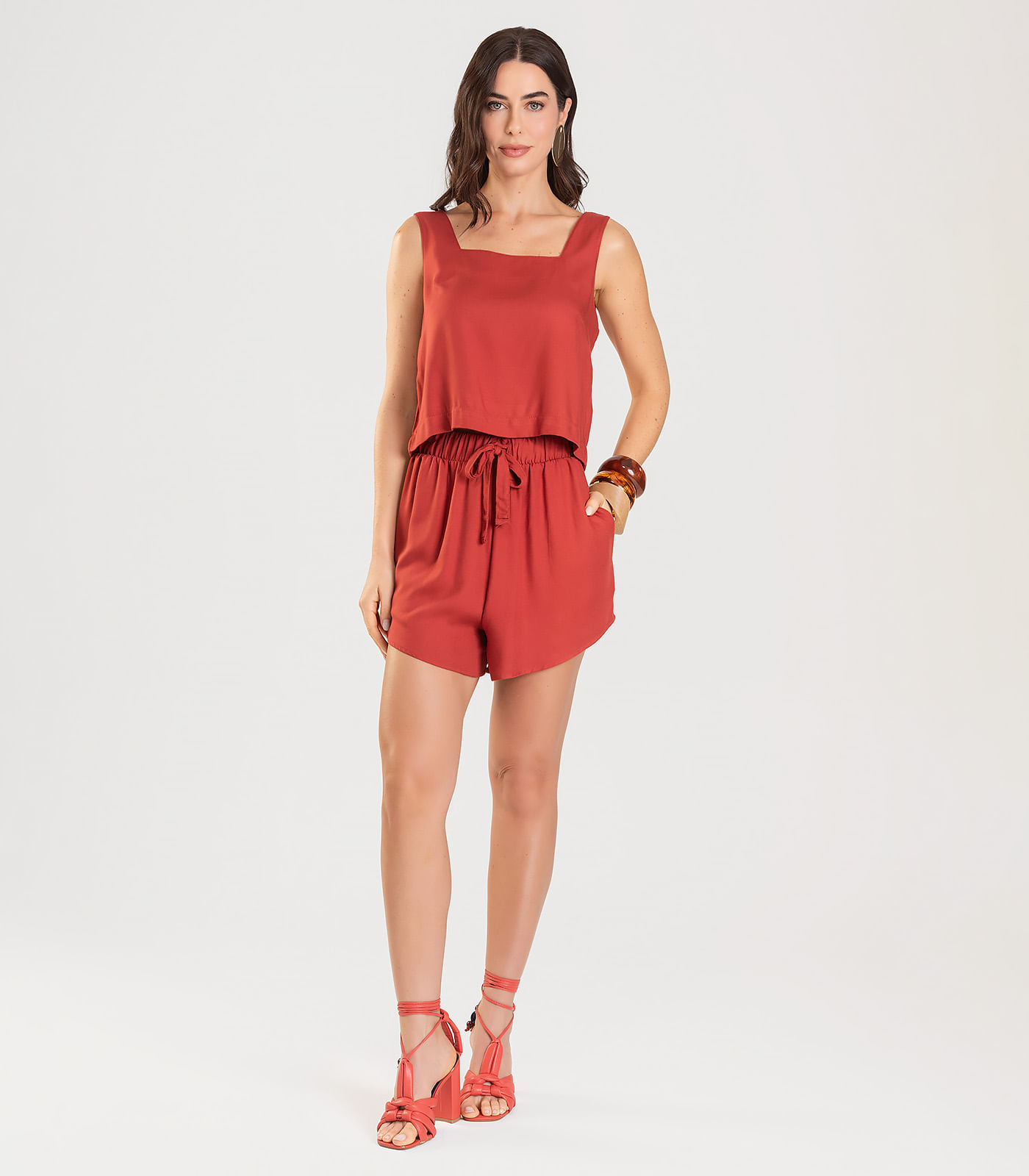 Shorts Feminino Dianna Vermelho