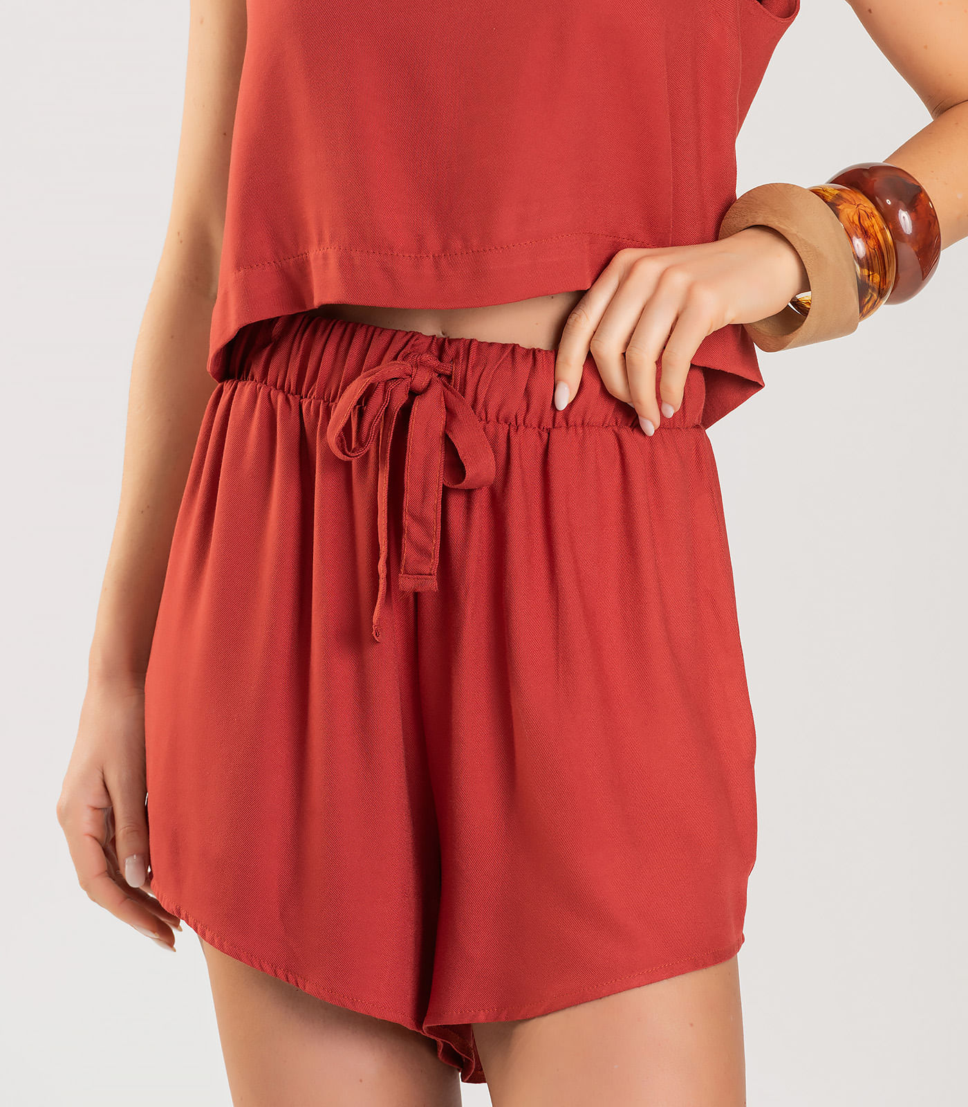 Shorts Feminino Dianna Vermelho - Imagem 2