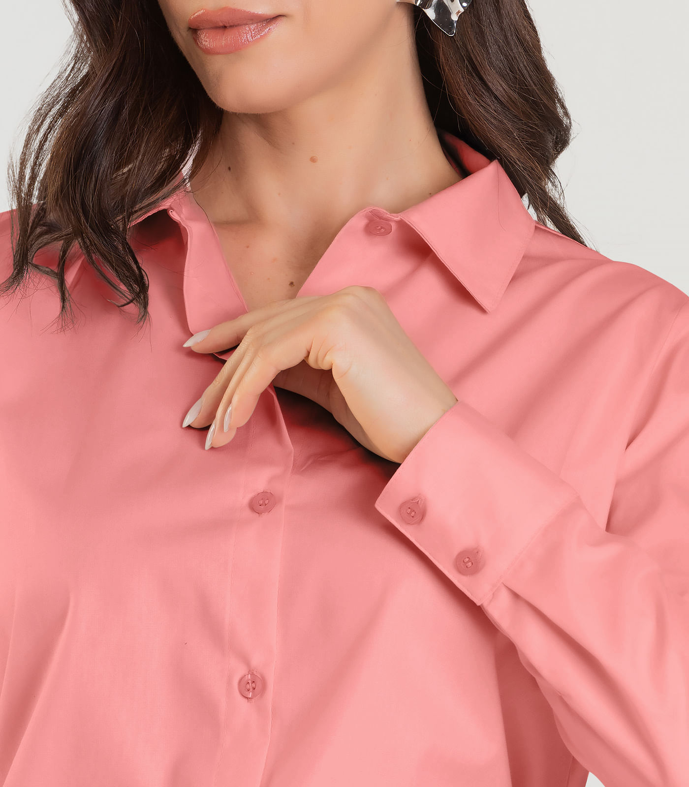 Camisa Feminina manga longa Dianna Pitanga - Imagem 2