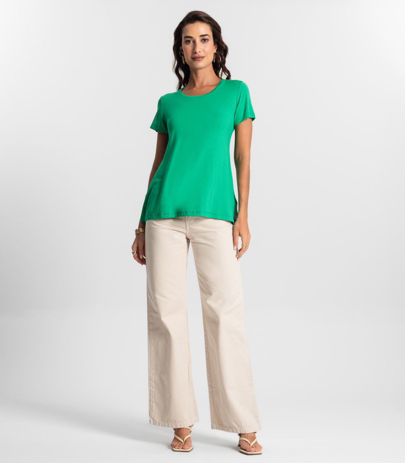 Blusa Feminina manga Curta KO Verde - Imagem 4