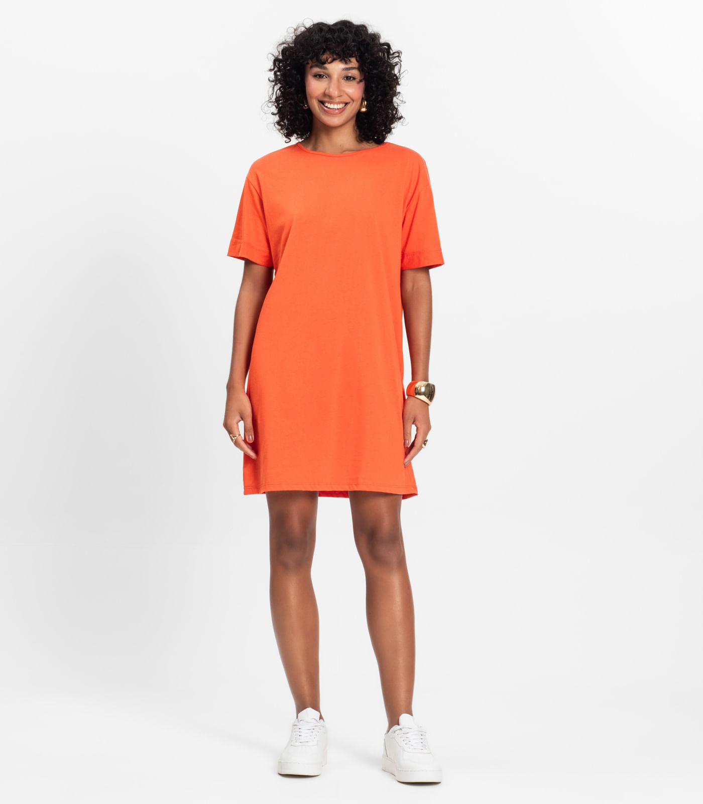 Camisola Feminina Lisa Select Laranja - Imagem 4