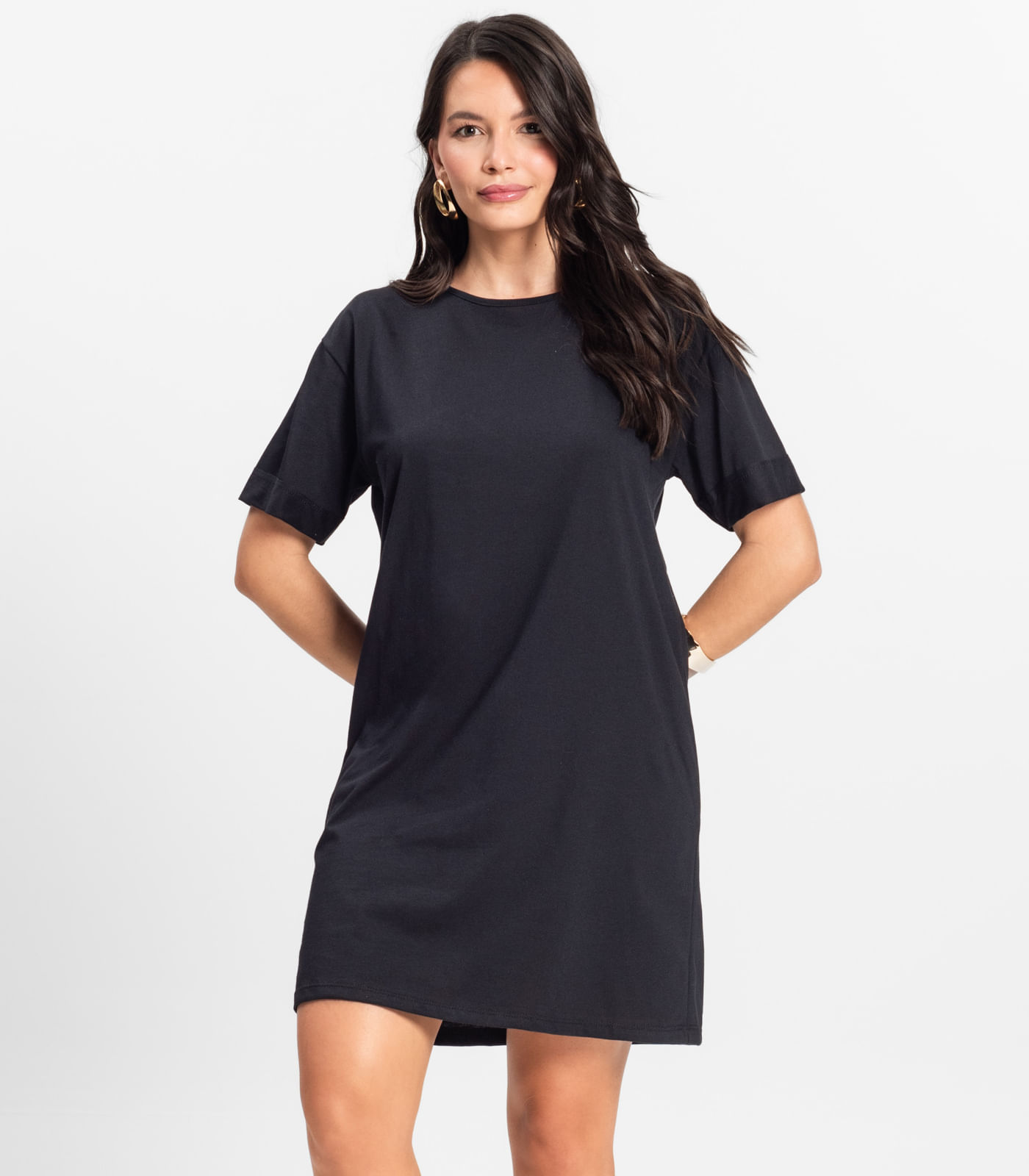 Camisola Feminina Lisa Select Preto - Imagem 2