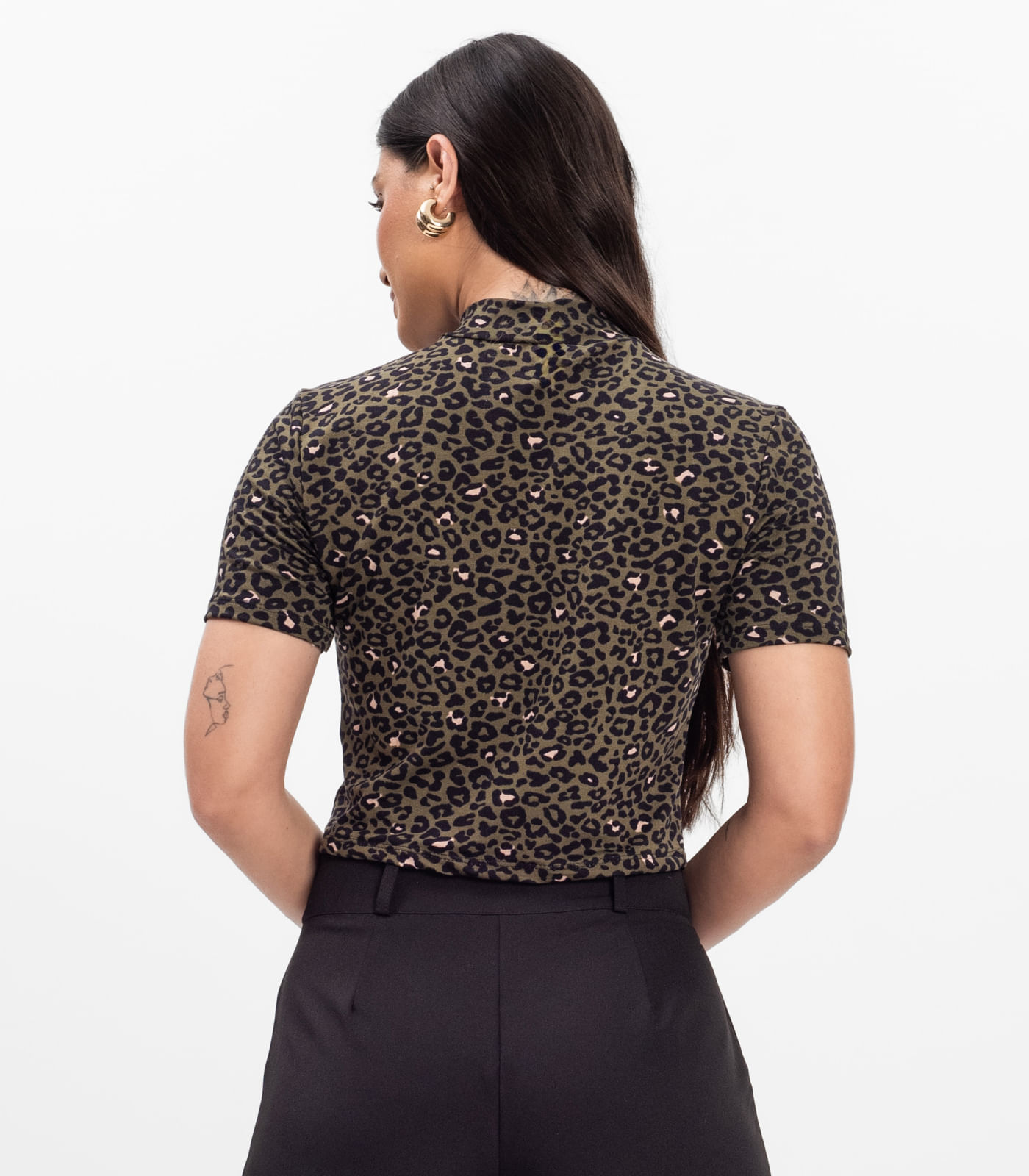 Blusa Feminina Infinita Cor Bege - Imagem 3