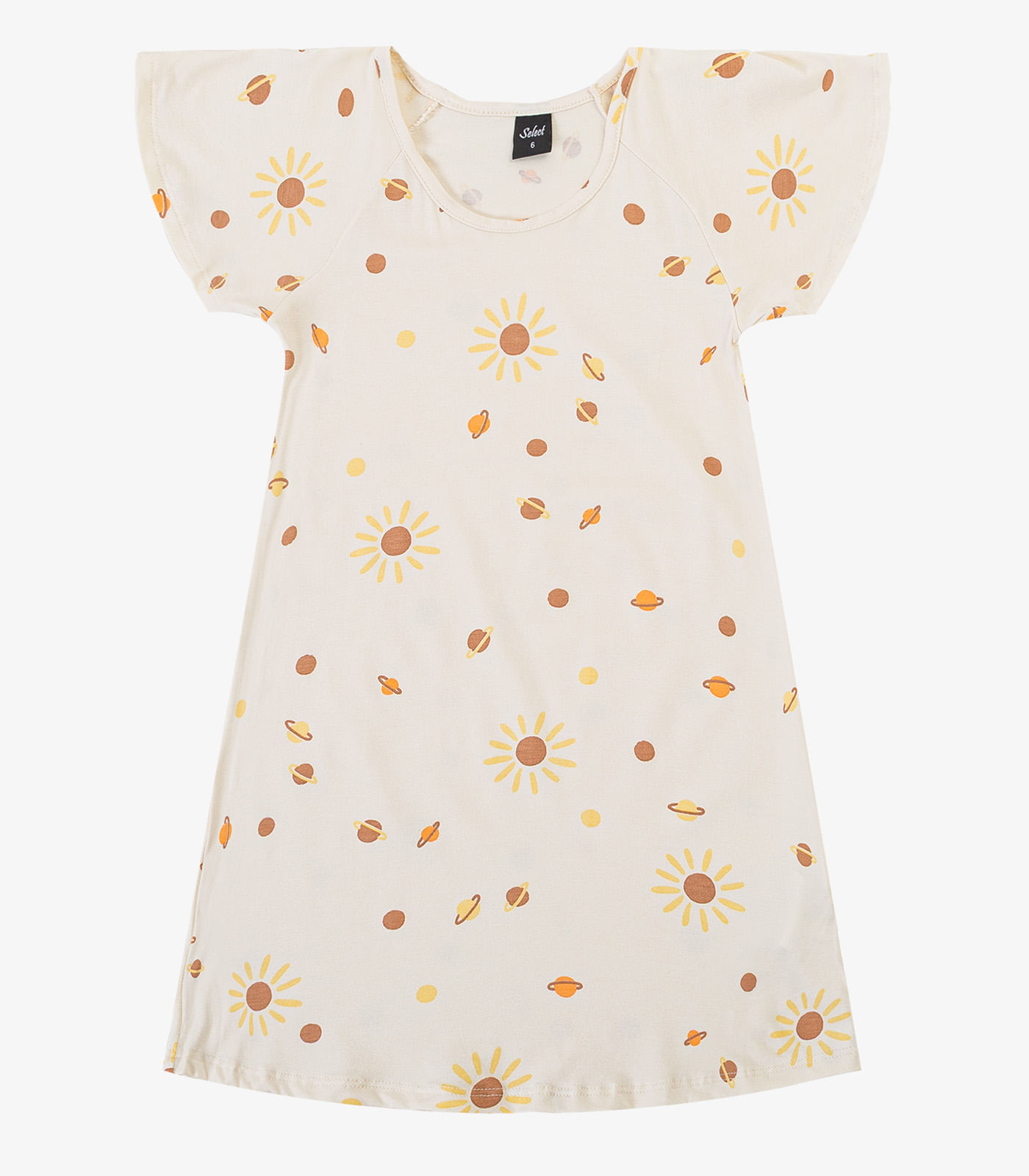 Vestido Feminino Infantil Select Chocolate - Imagem 3