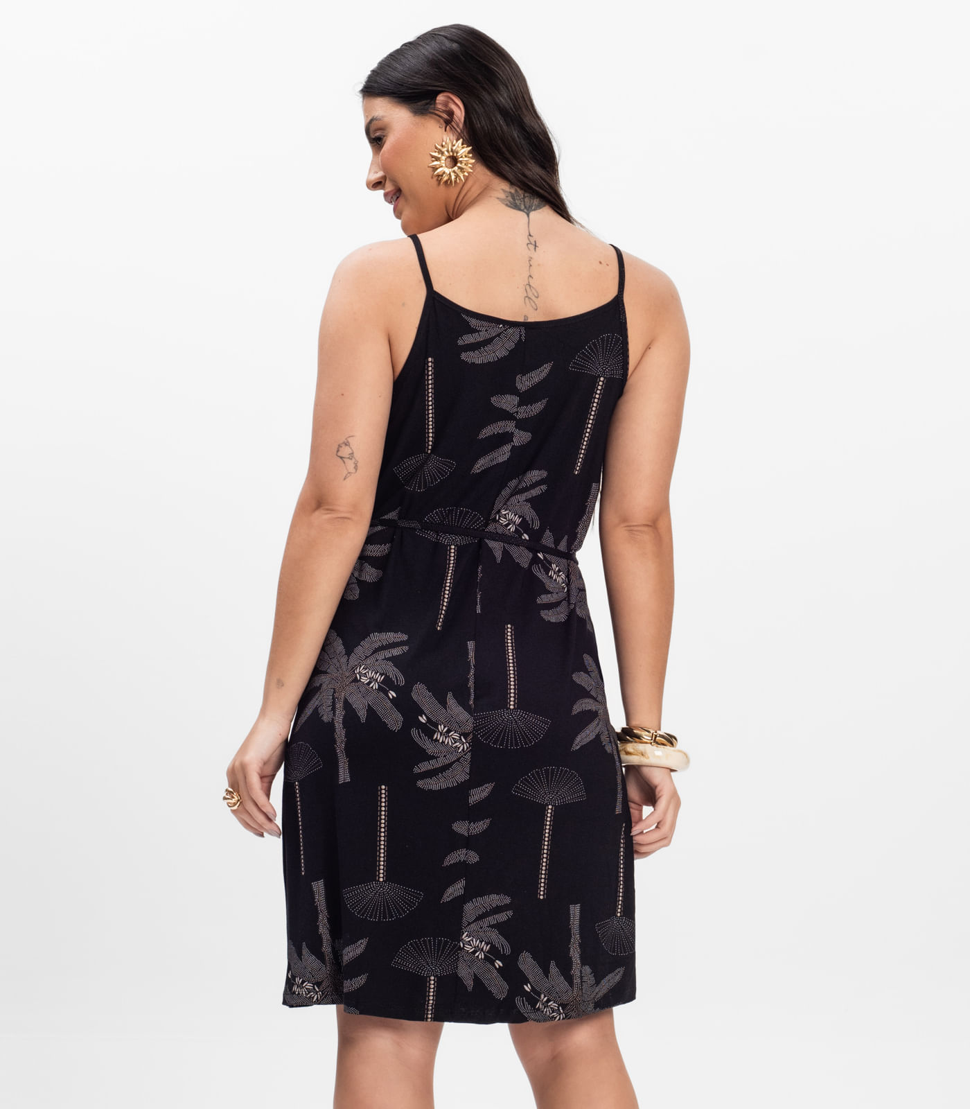 Vestido Feminino Infinita Cor Preto - Imagem 3
