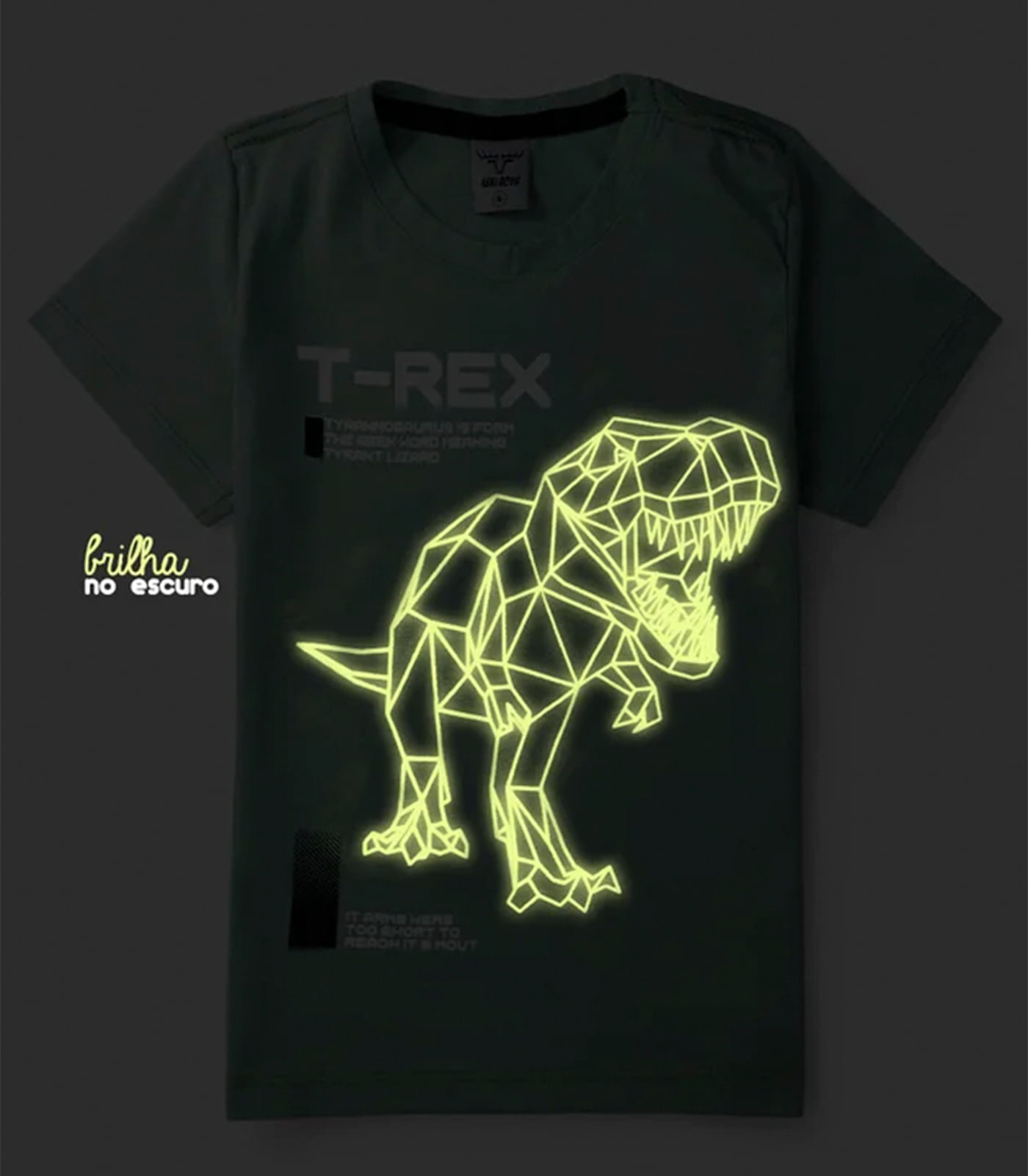 Conjunto Infantil Menino Brilha No Escuro Select Verde - Imagem 4