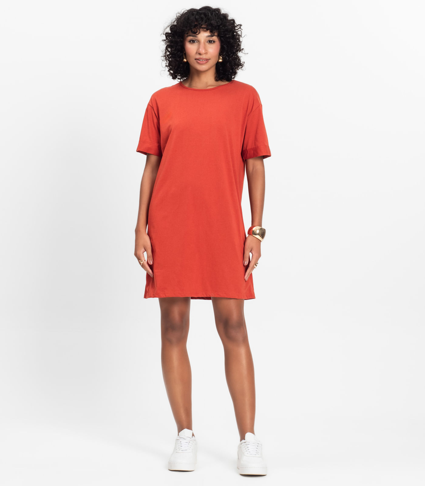 Camisola Feminina Lisa Select Laranja - Imagem 4