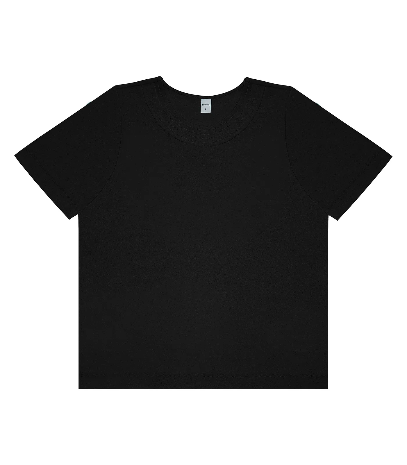 Blusa Feminina Manga Curta Rovitex Preto - Imagem 5