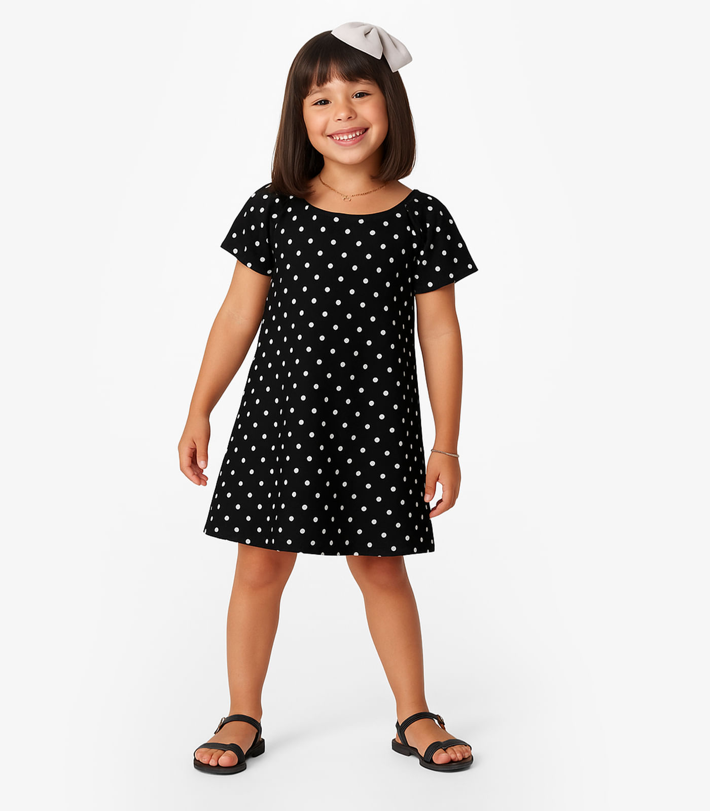 Vestido Feminino Infantil Select Preto