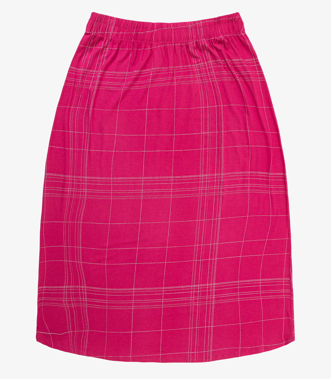 Saia Midi Plus Size Infinita Cor Vermelho - Imagem 5