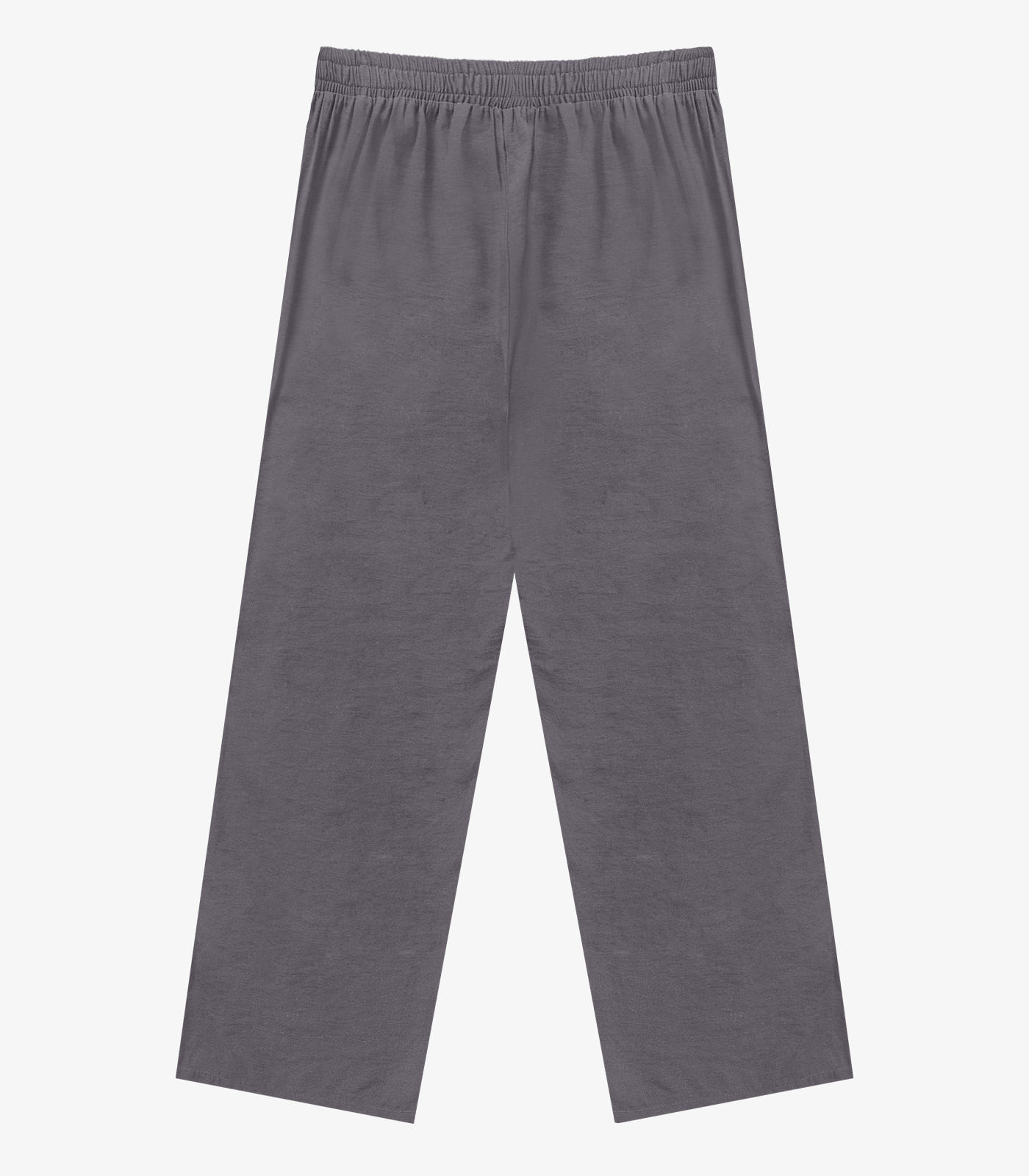 Calça Feminina Pantalona Plus Size Renaluci Cinza - Imagem 4