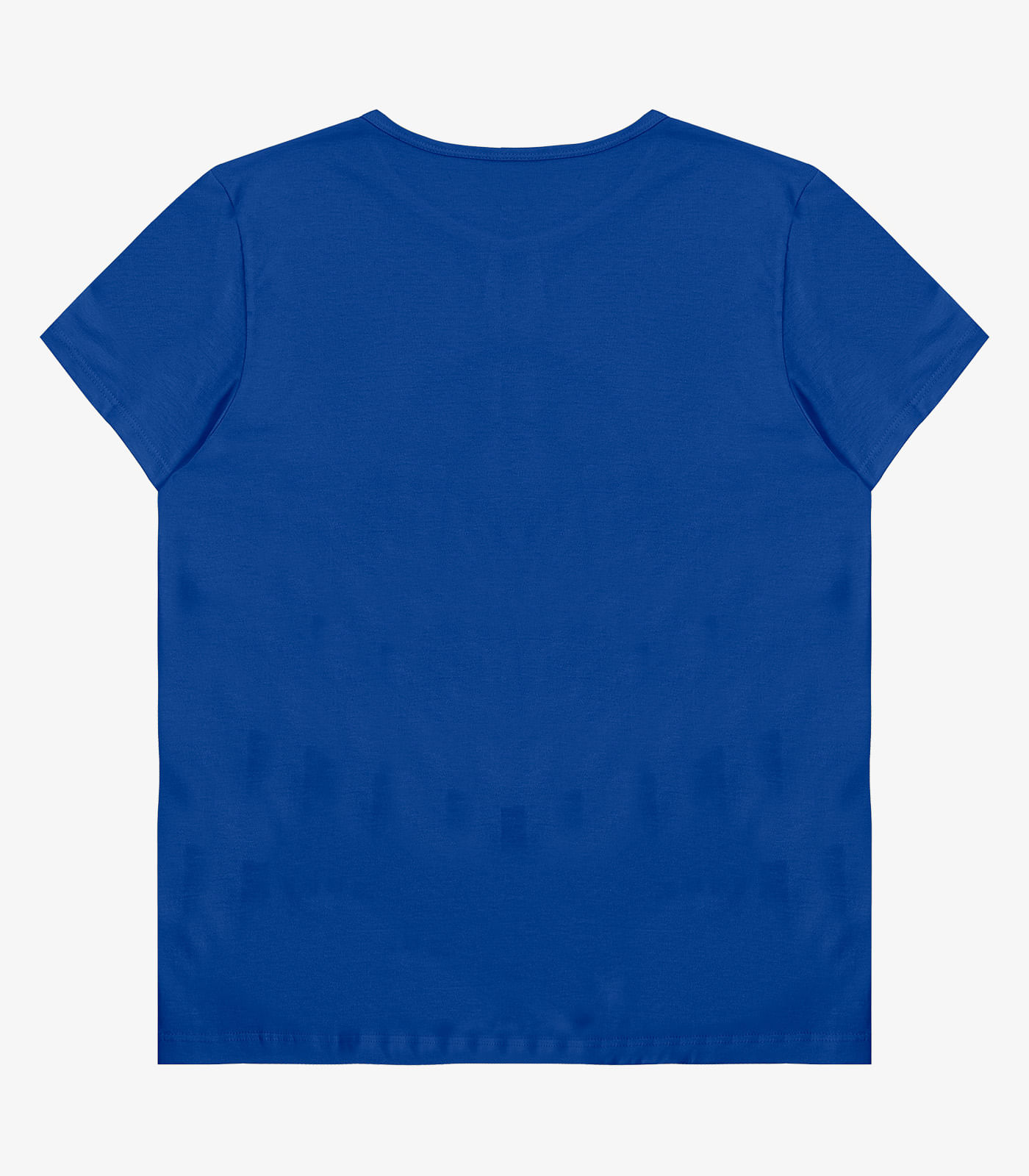 Blusa Baby Look Feminina Estampada Select Azul - Imagem 2