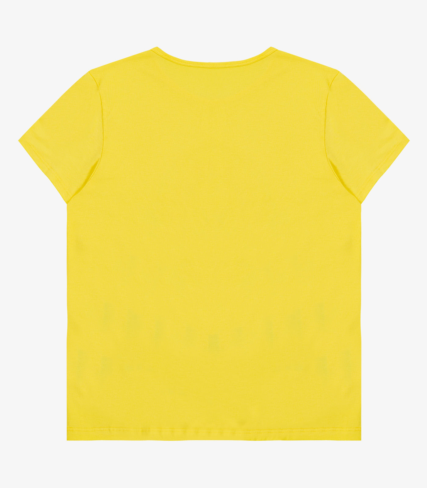 Blusa Baby Look Feminina Estampada Select Amarelo - Imagem 8