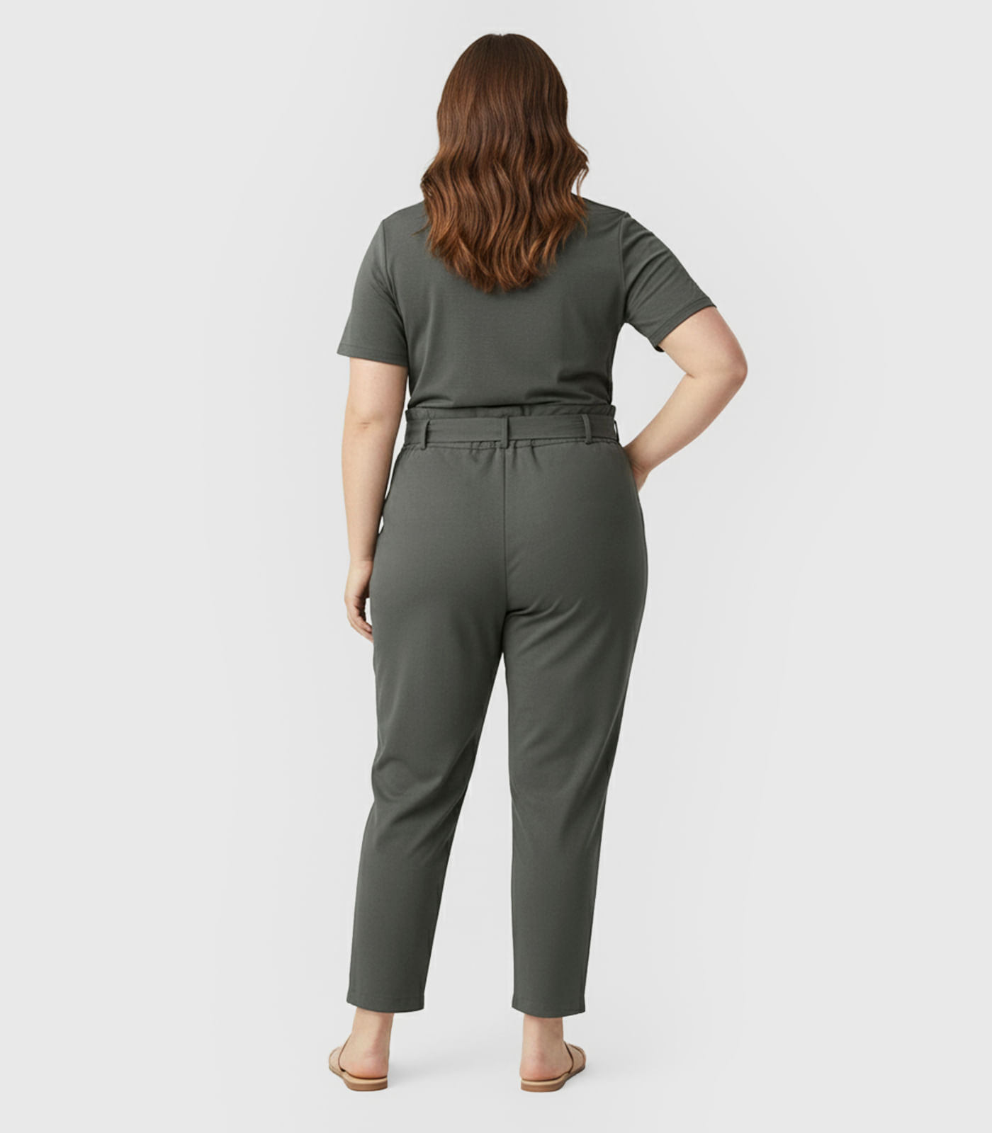 Calça Feminina Plus Size Marrante Renaluci Verde - Imagem 10