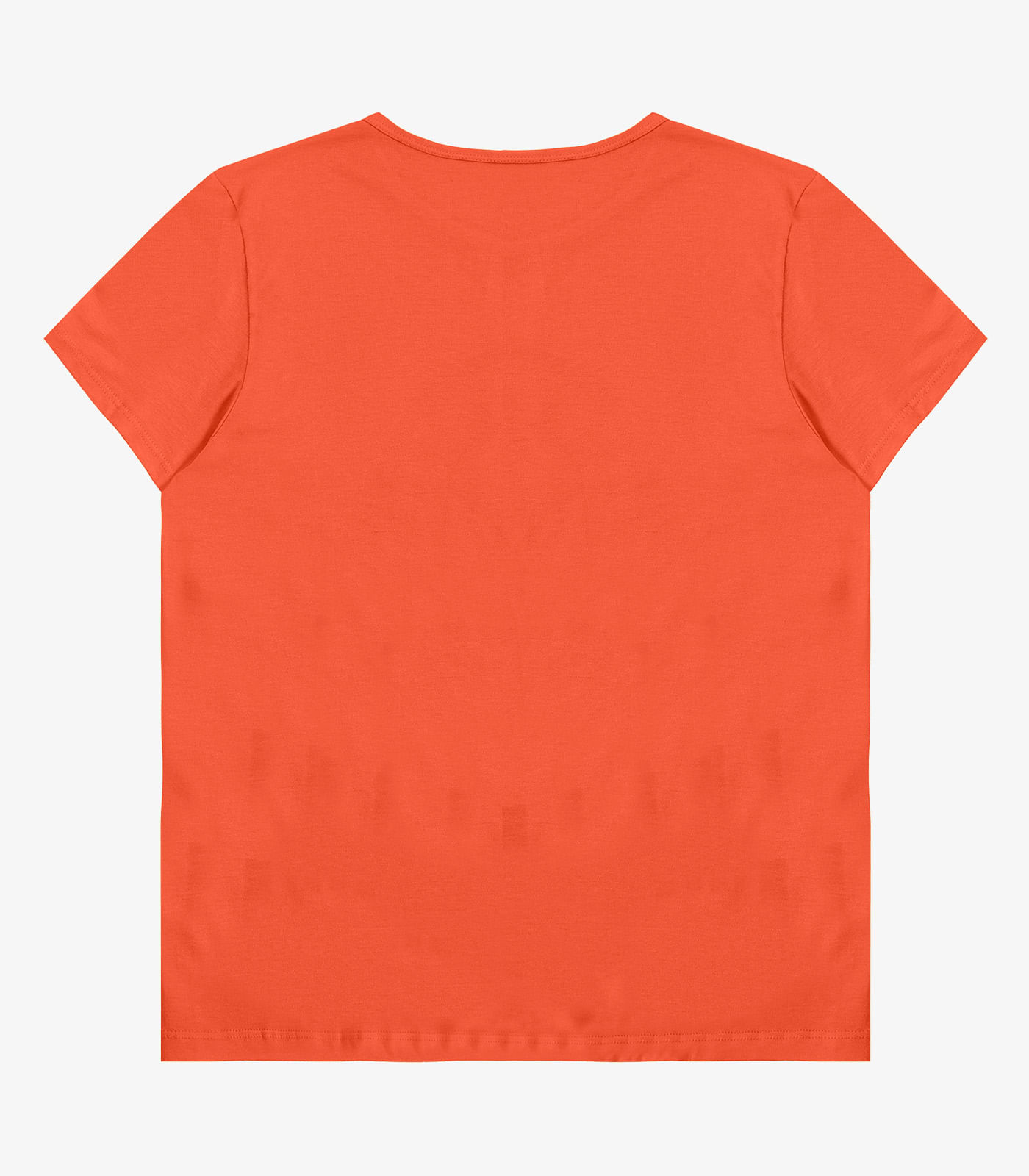 Blusa Baby Look Feminina Estampada Select Laranja - Imagem 2