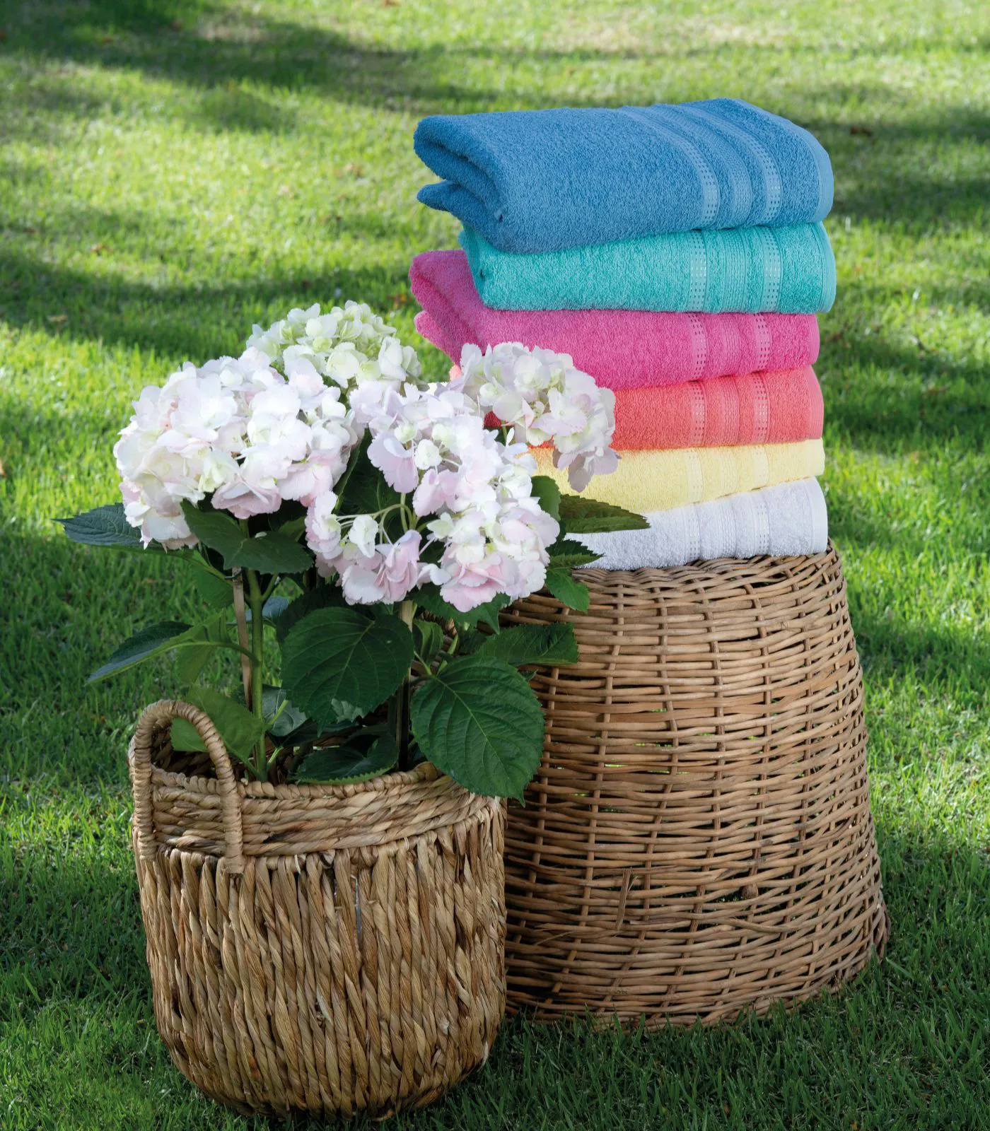 Toalha De Banho Sky De Algodão Atlantica Azul - Imagem 4