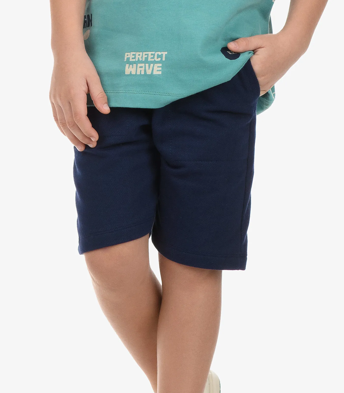 Conjunto Camiseta com Bermuda Masculino Rovi Kids Verde - Imagem 9