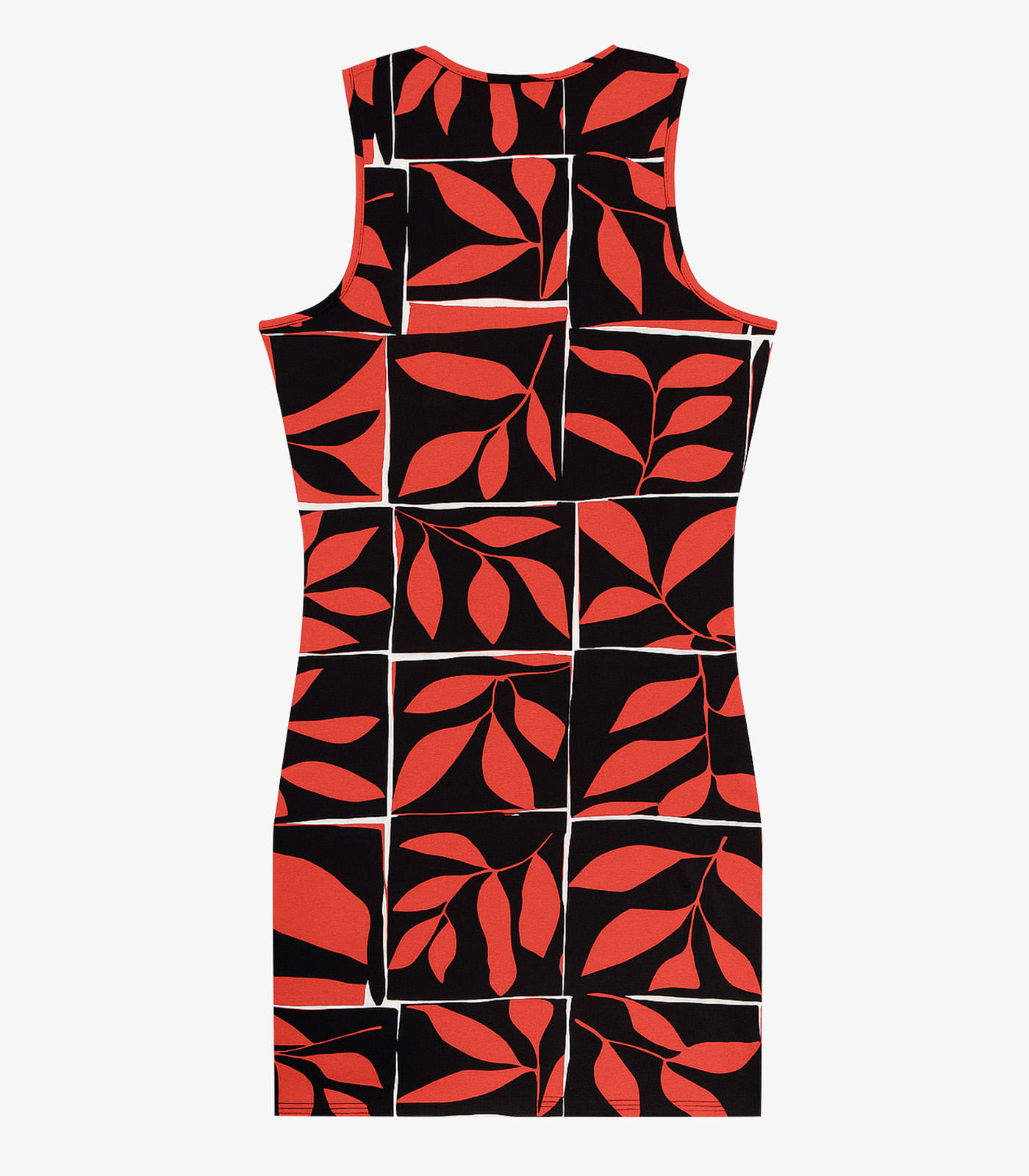 Vestido Plus Size Estampado Infinita Cor Laranja - Imagem 31