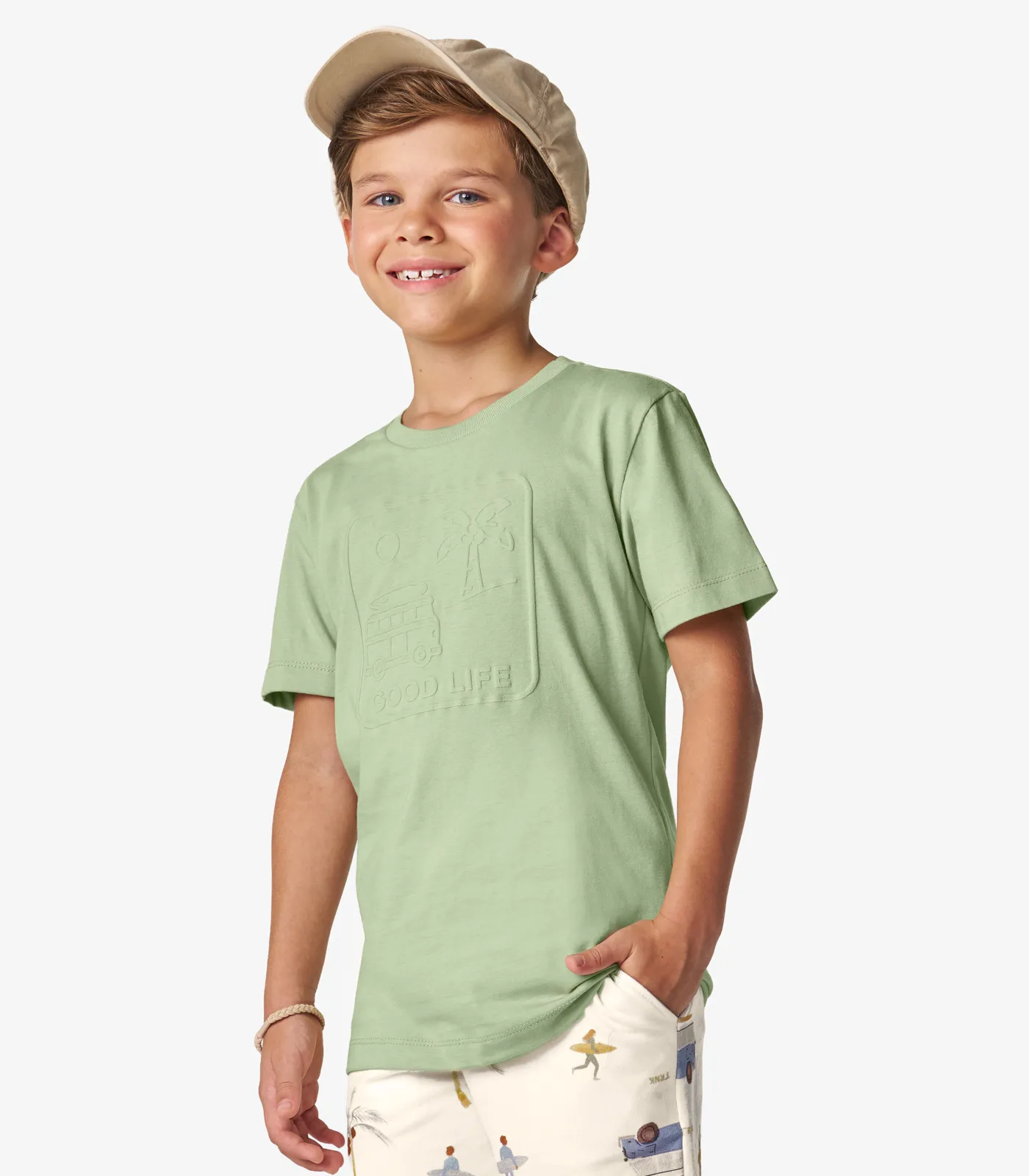 Conjunto Masculino Camiseta com Bermuda Trick Nick Verde - Imagem 2