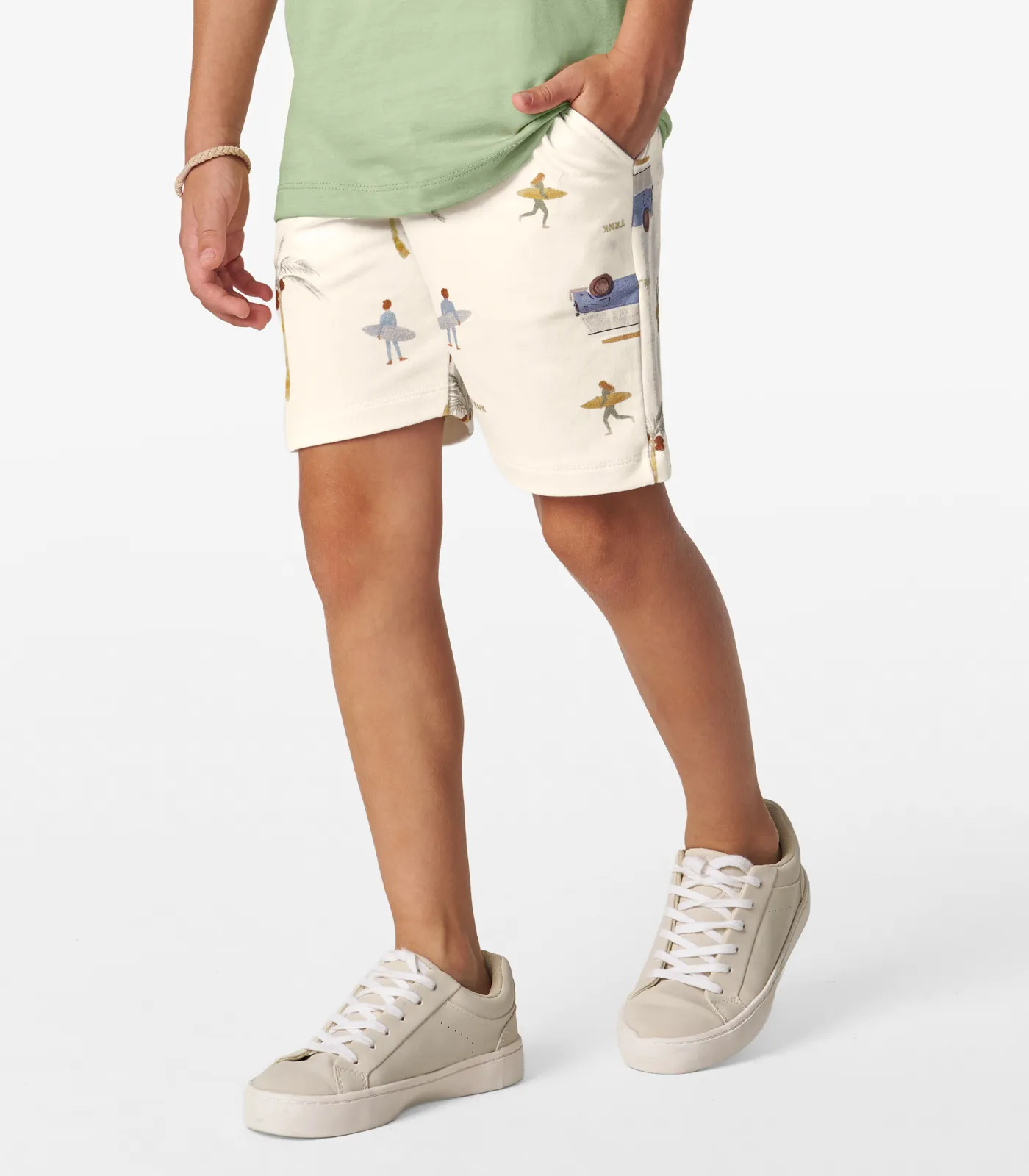 Conjunto Masculino Camiseta com Bermuda Trick Nick Verde - Imagem 3