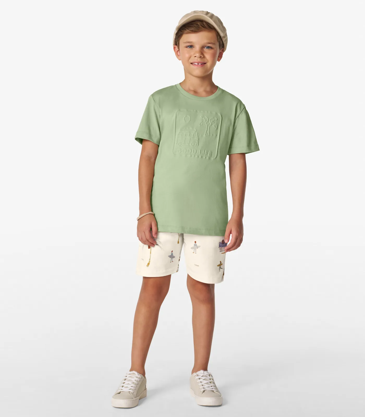 Conjunto Masculino Camiseta com Bermuda Trick Nick Verde - Imagem 5