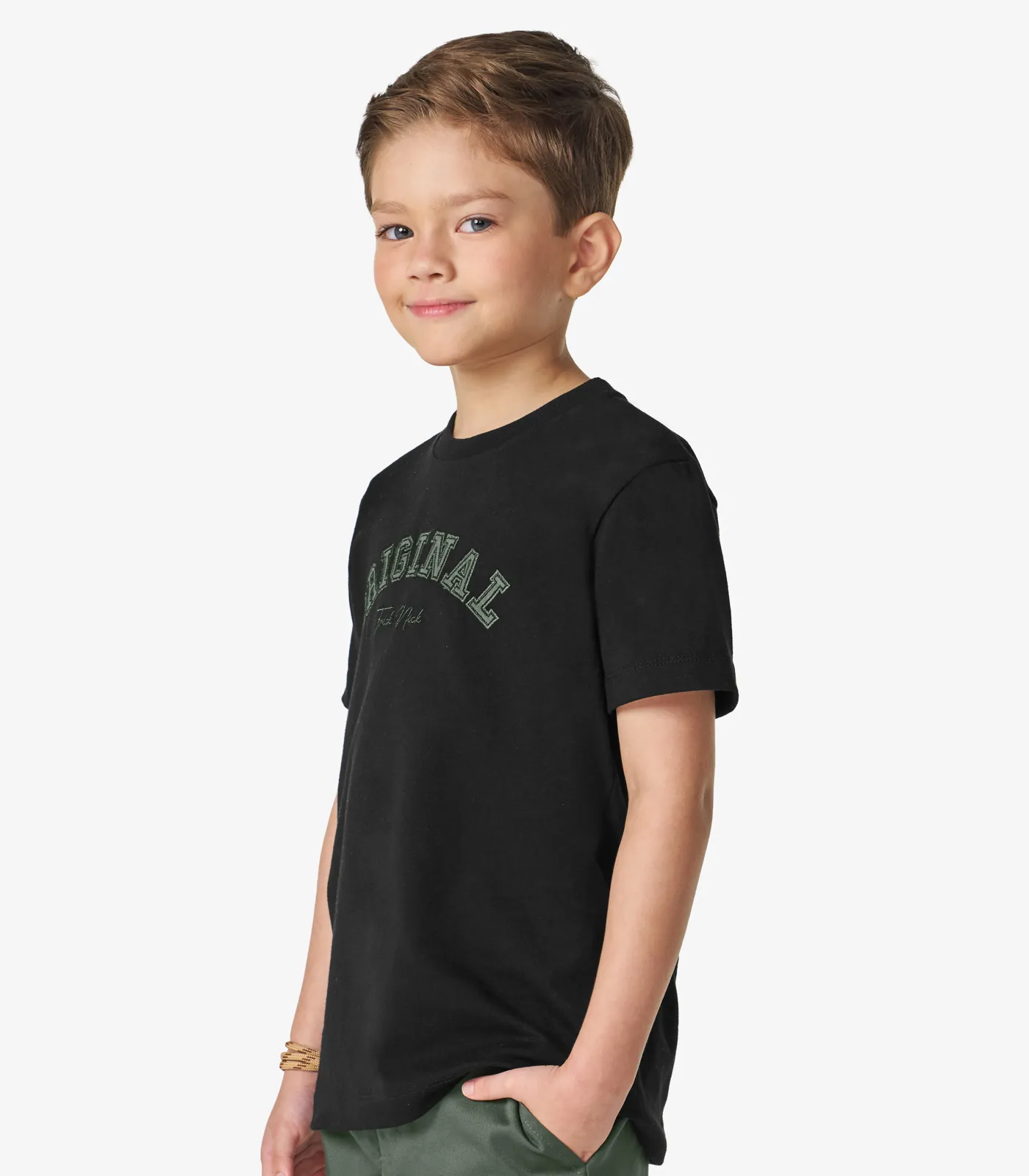 Conjunto Masculino Camiseta com Bermuda Trick Nick Preto - Imagem 2