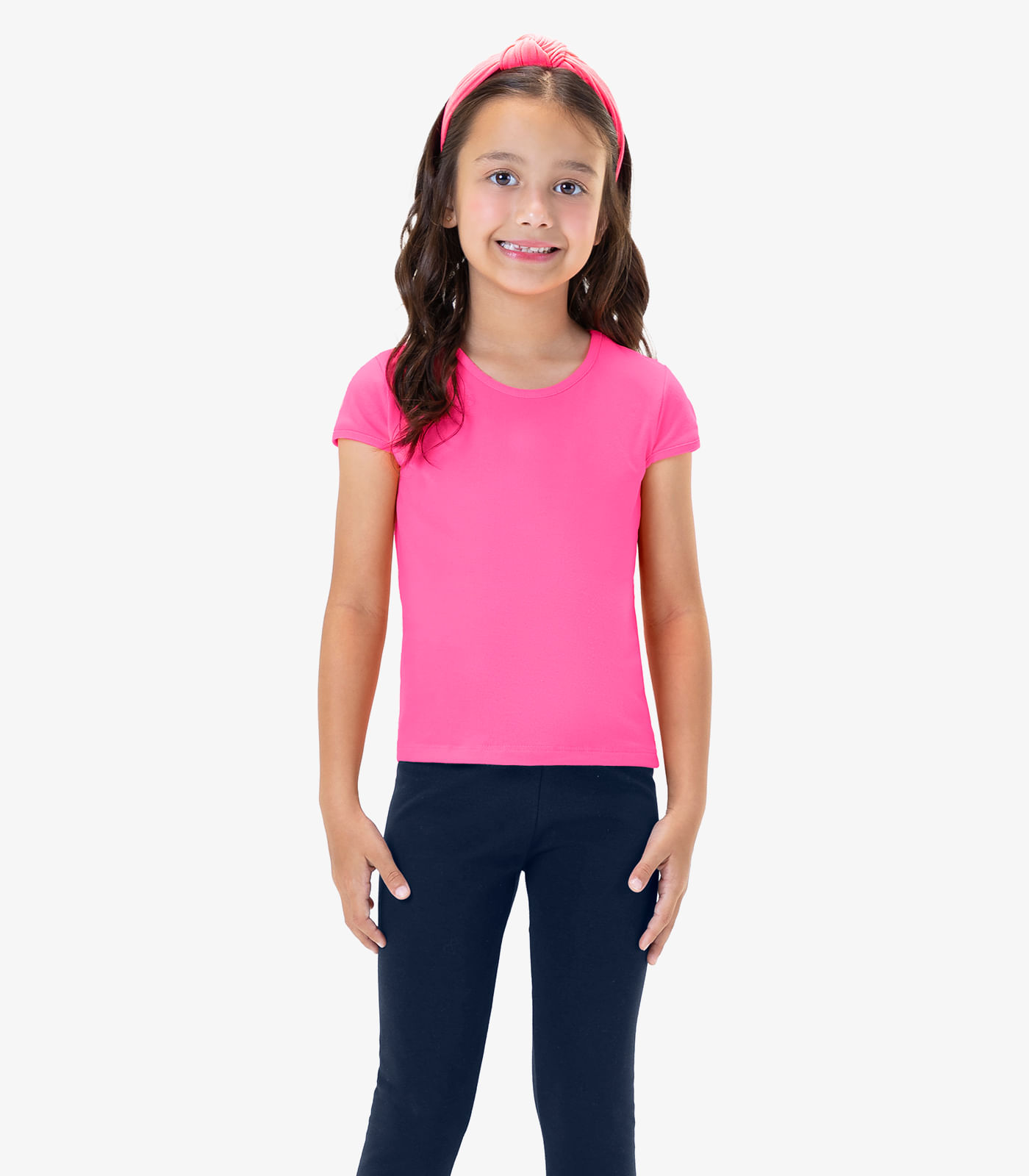 Calça Legging Infantil Feminina Rovi Kids Azul - Imagem 2
