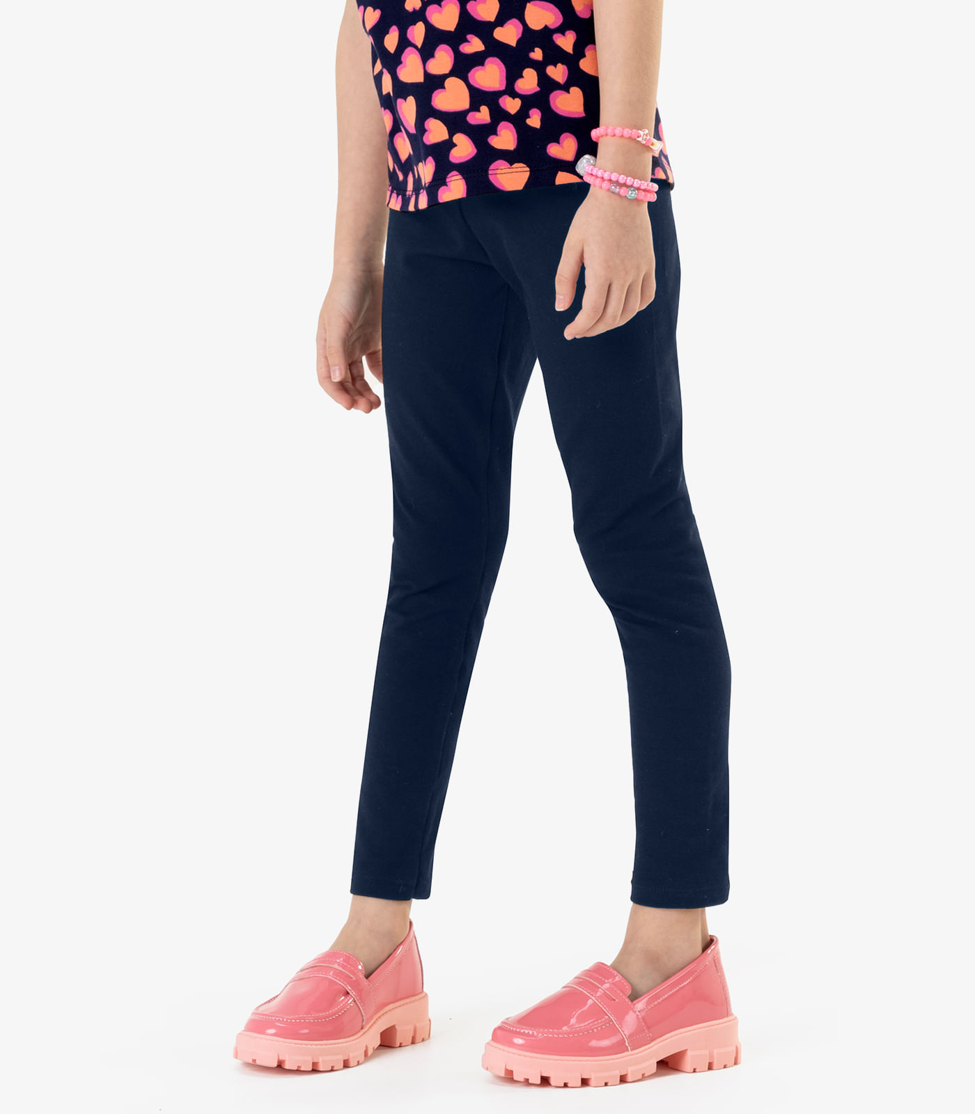 Calça Legging Infantil Feminina Rovi Kids Azul - Imagem 6