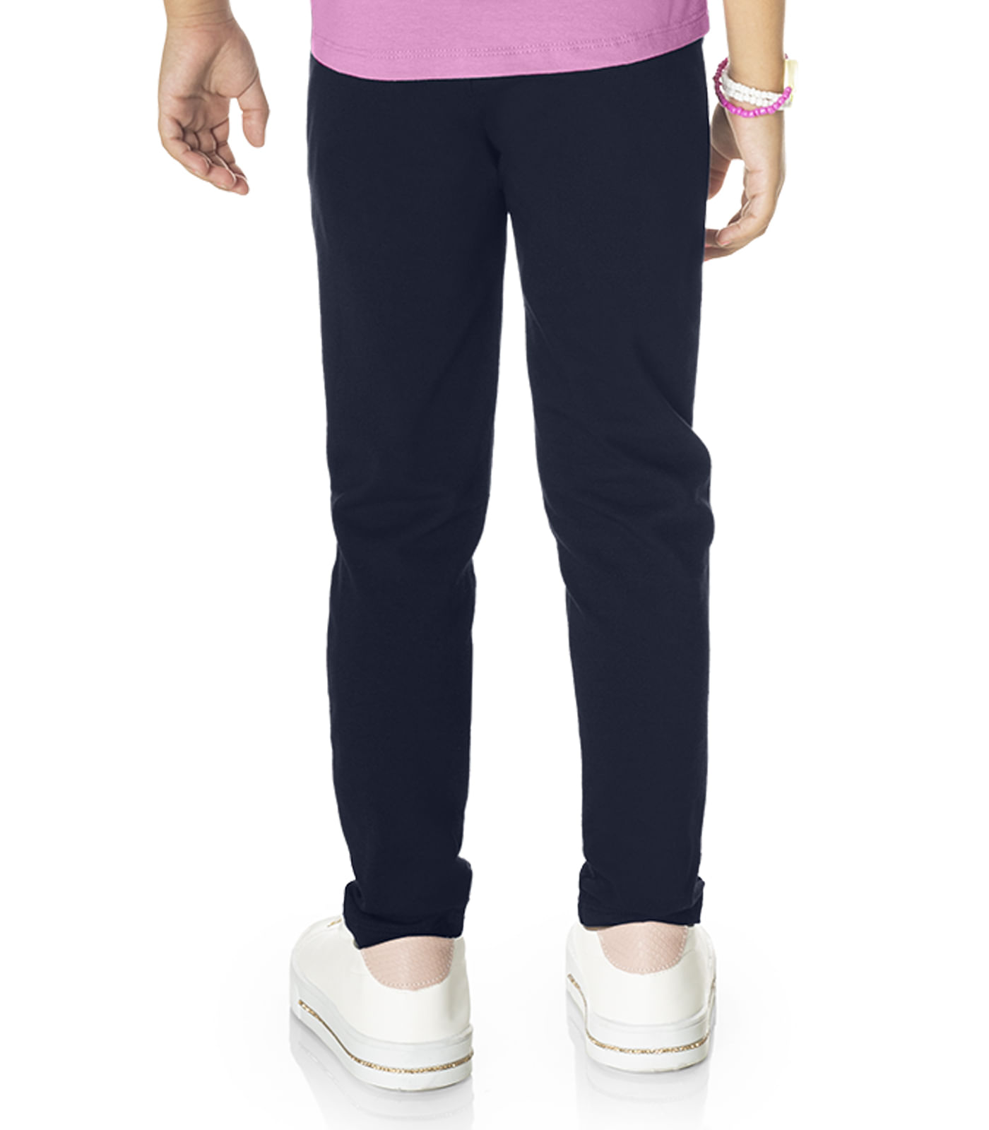 Calça Legging Infantil Feminina Rovi Kids Azul - Imagem 7